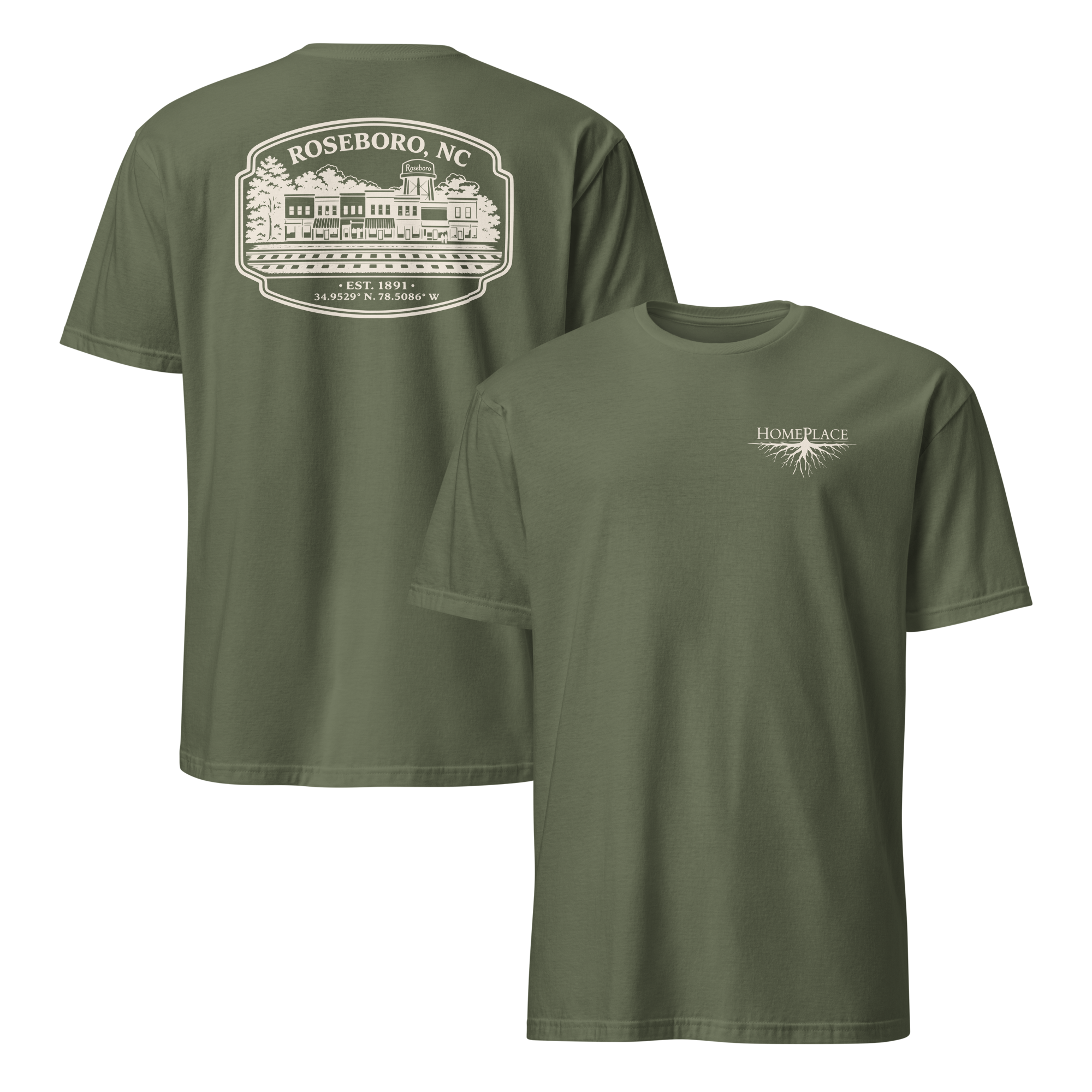 Roseboro, NC - Downtown - Unisex T-Shirt