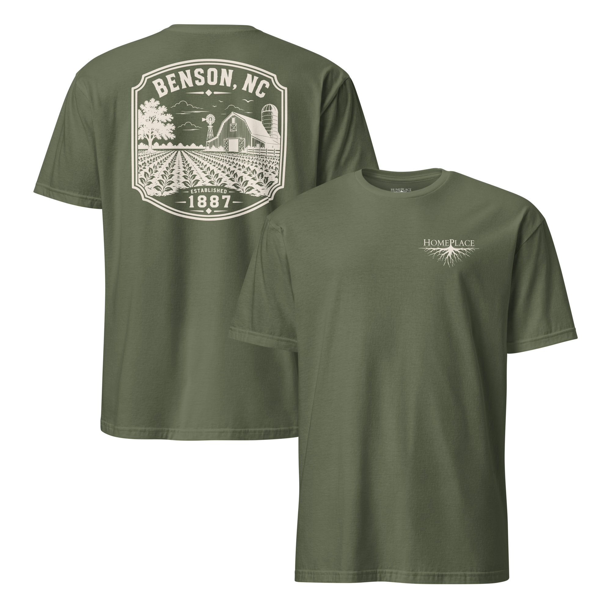 Benson, NC - Farm Country - Unisex T-Shirt