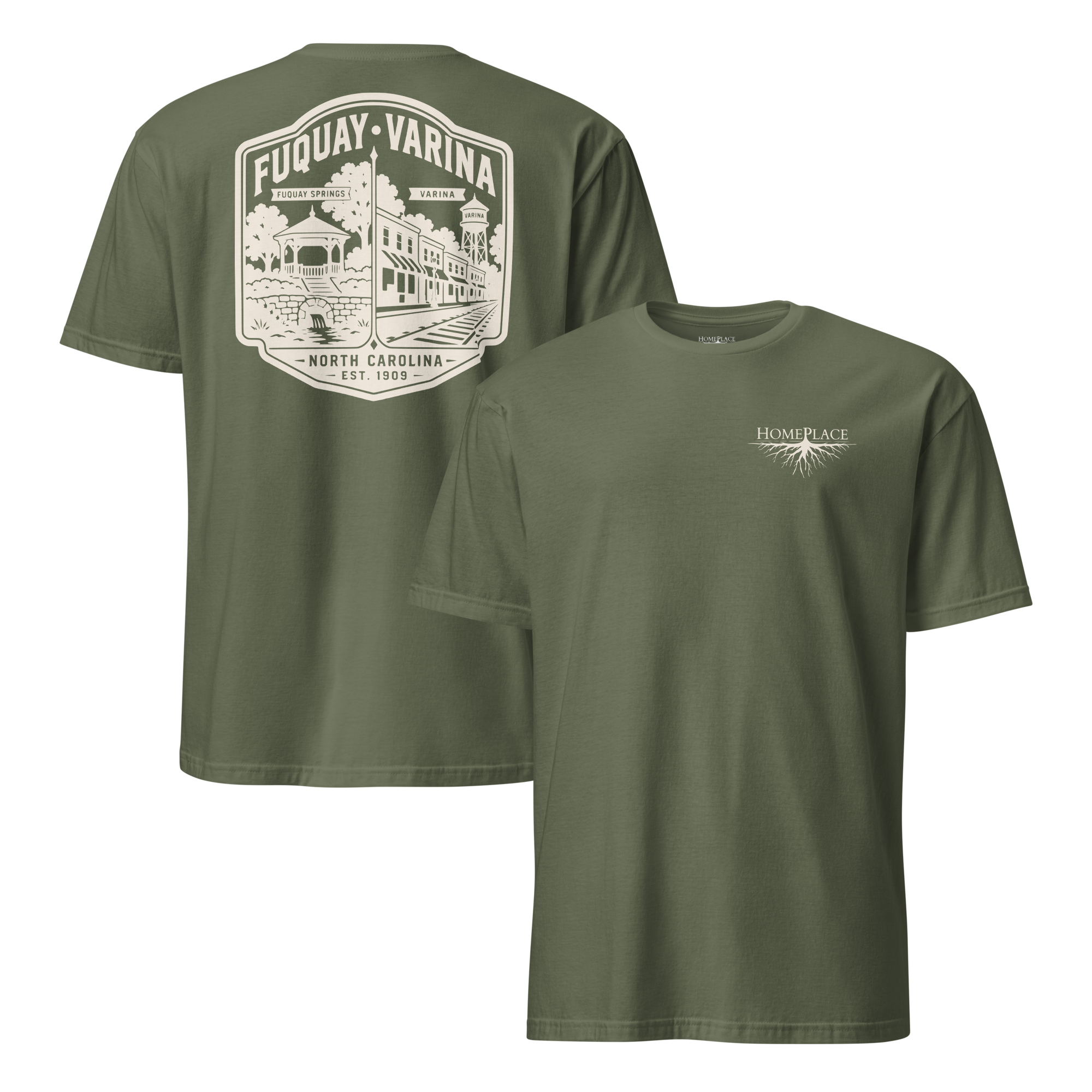 Fuquay-Varina, NC - Two Towns - Unisex T-Shirt