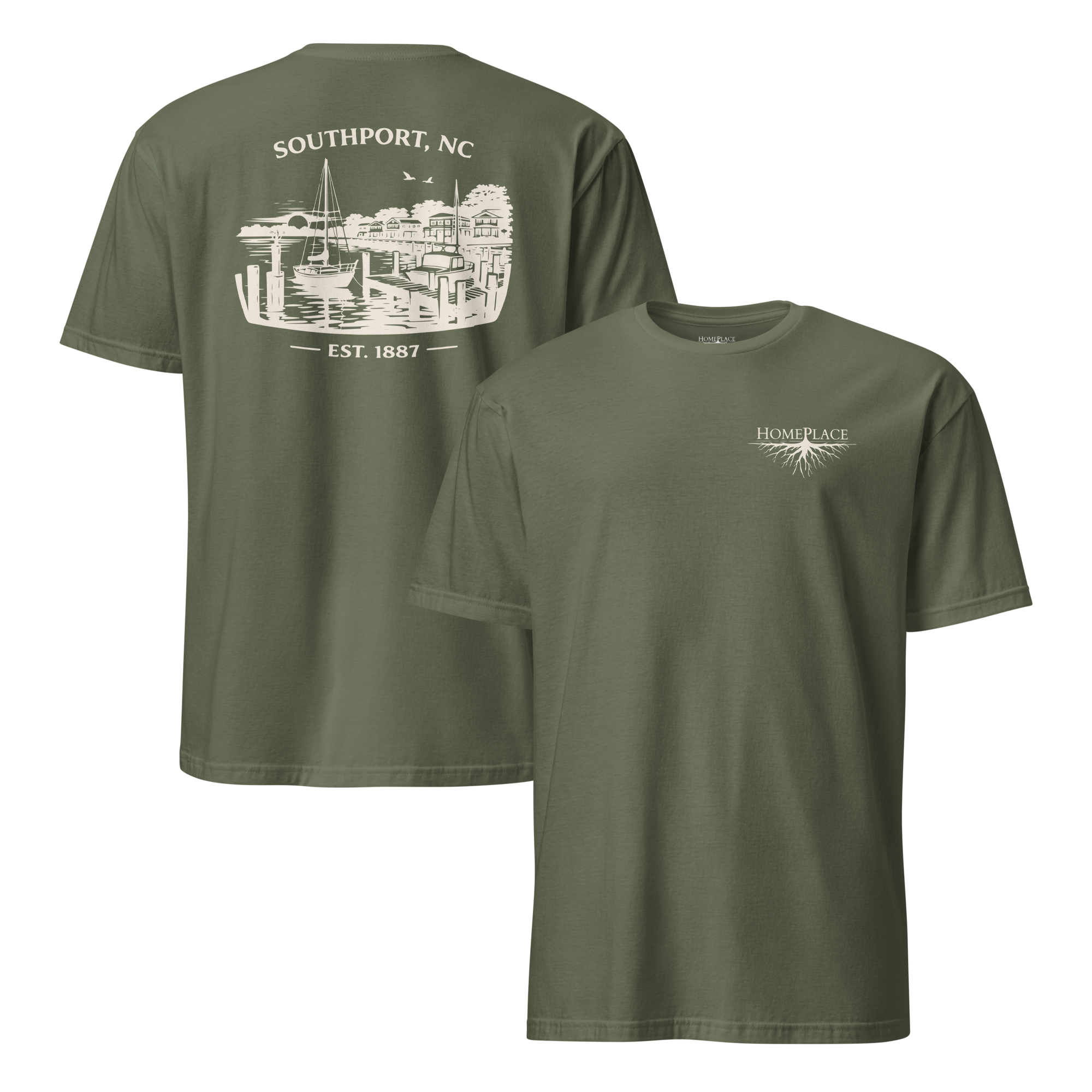 Southport, NC - Waterfront - Unisex T-Shirt