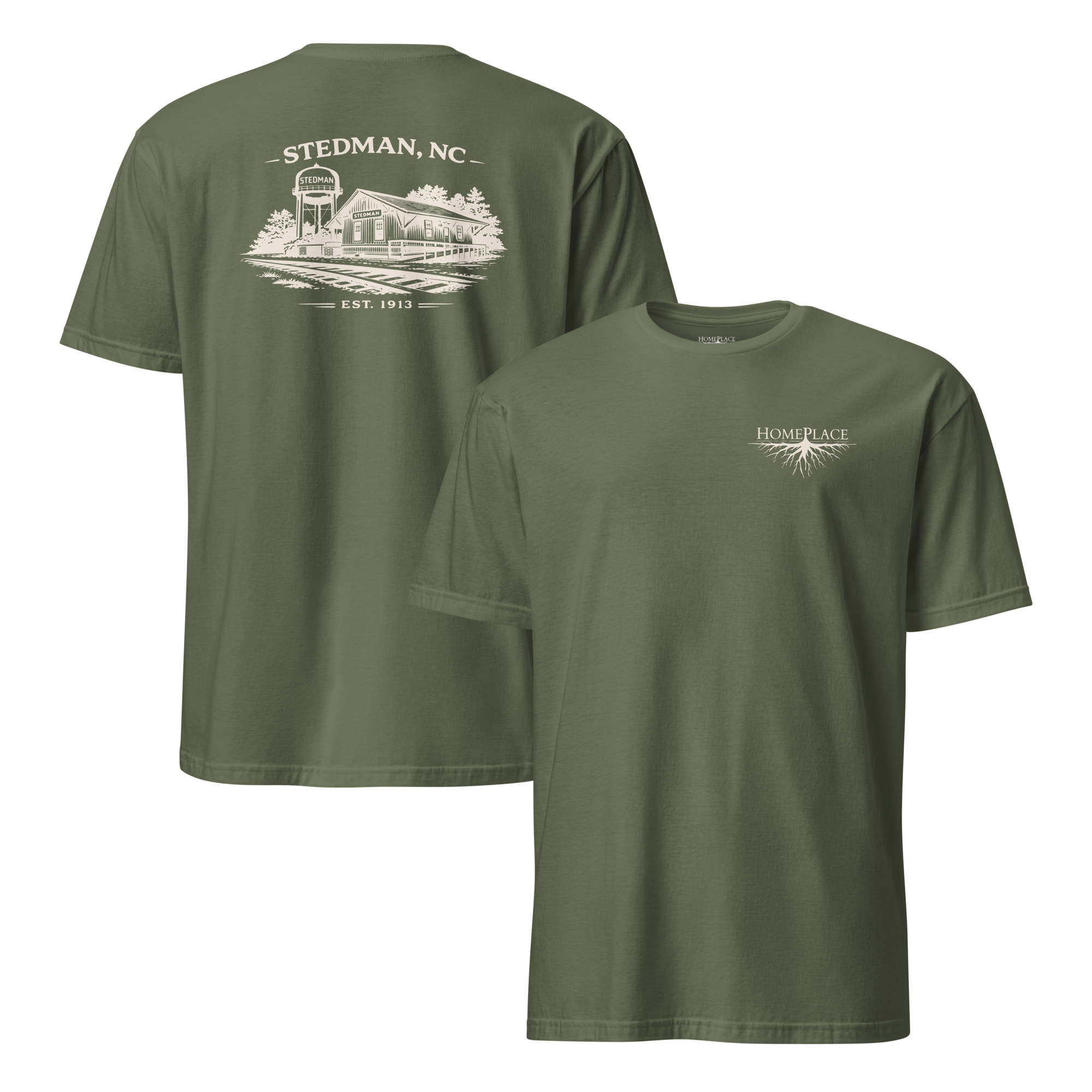Stedman, NC - Train Depot - Unisex T-Shirt