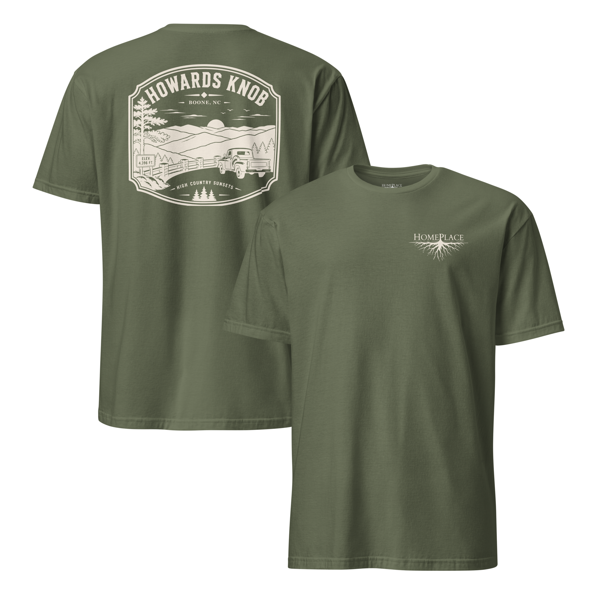 Boone, NC - Howard's Knob - Unisex T-Shirt