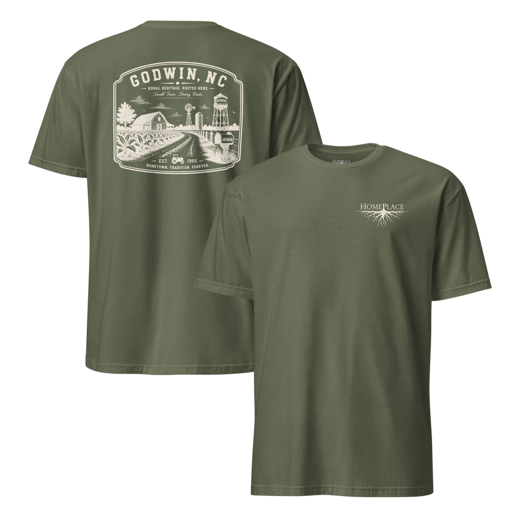 Godwin, NC - Farm Roots - Unisex T-Shirt
