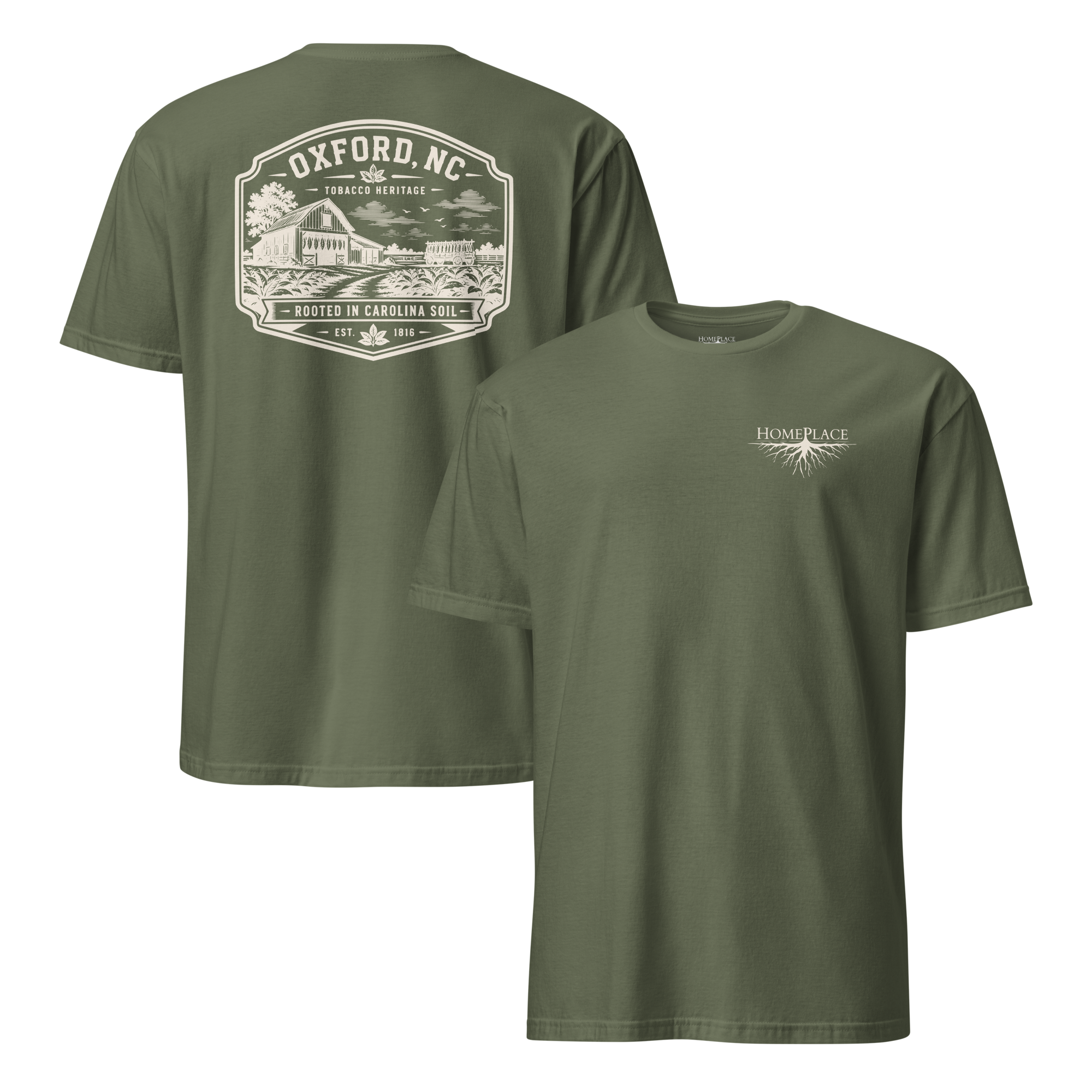 Oxford, NC - Rooted In Carolina - Unisex T-Shirt
