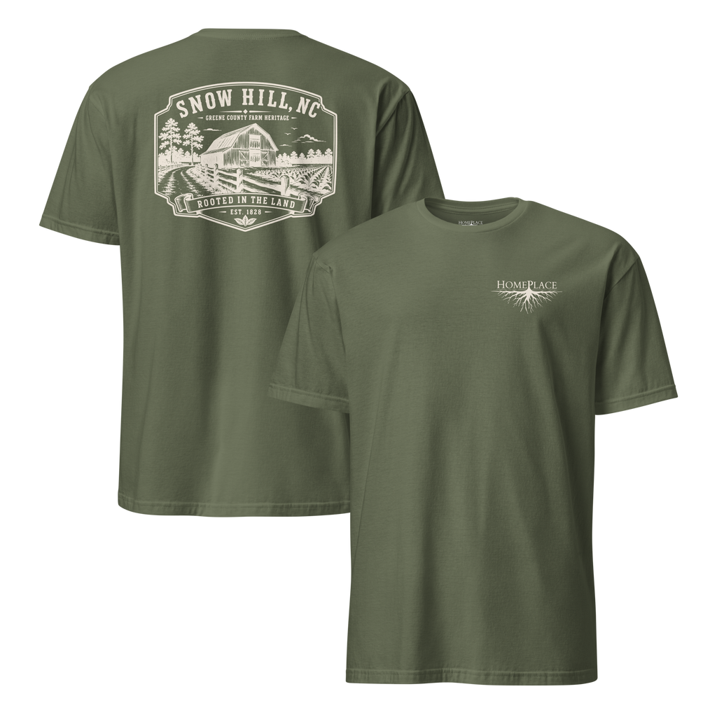 Snow Hill, NC - Rooted In The Land - Unisex T-Shirt