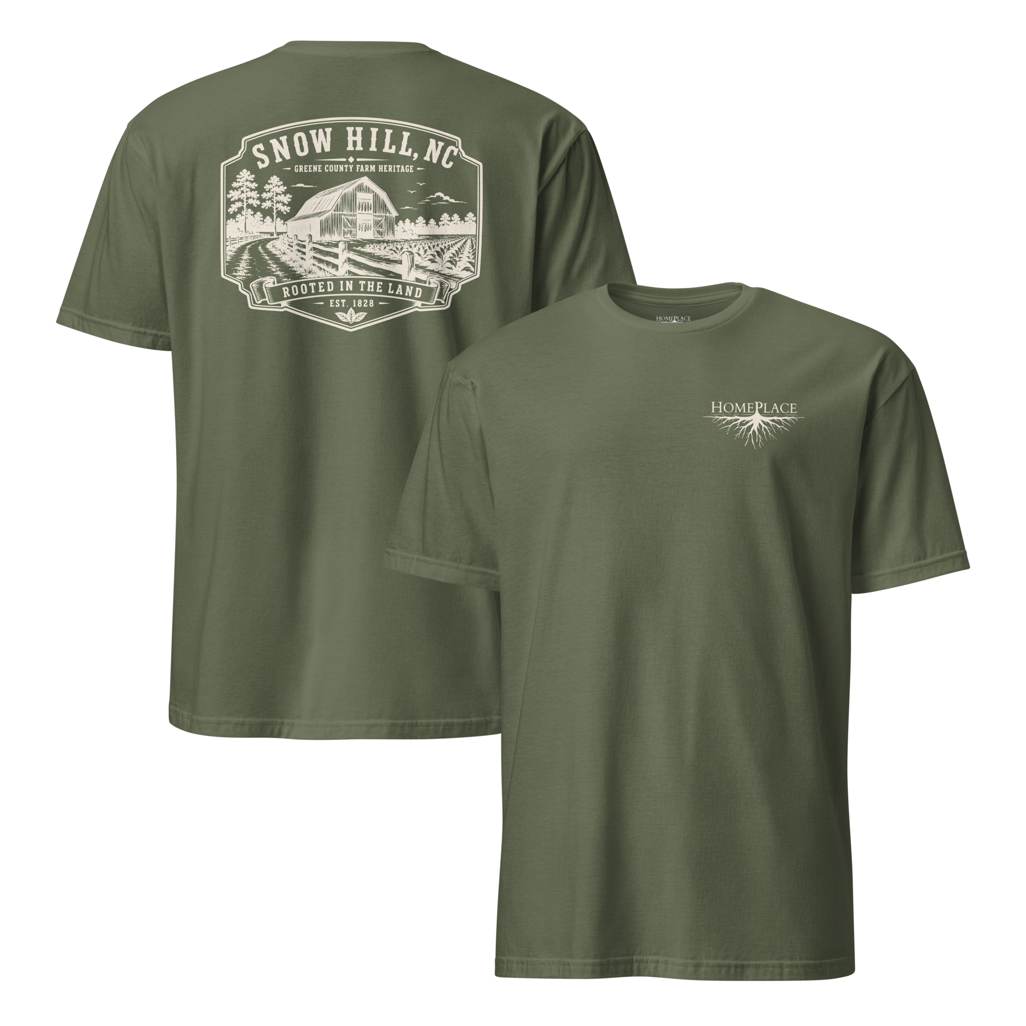 Snow Hill, NC - Rooted In The Land - Unisex T-Shirt