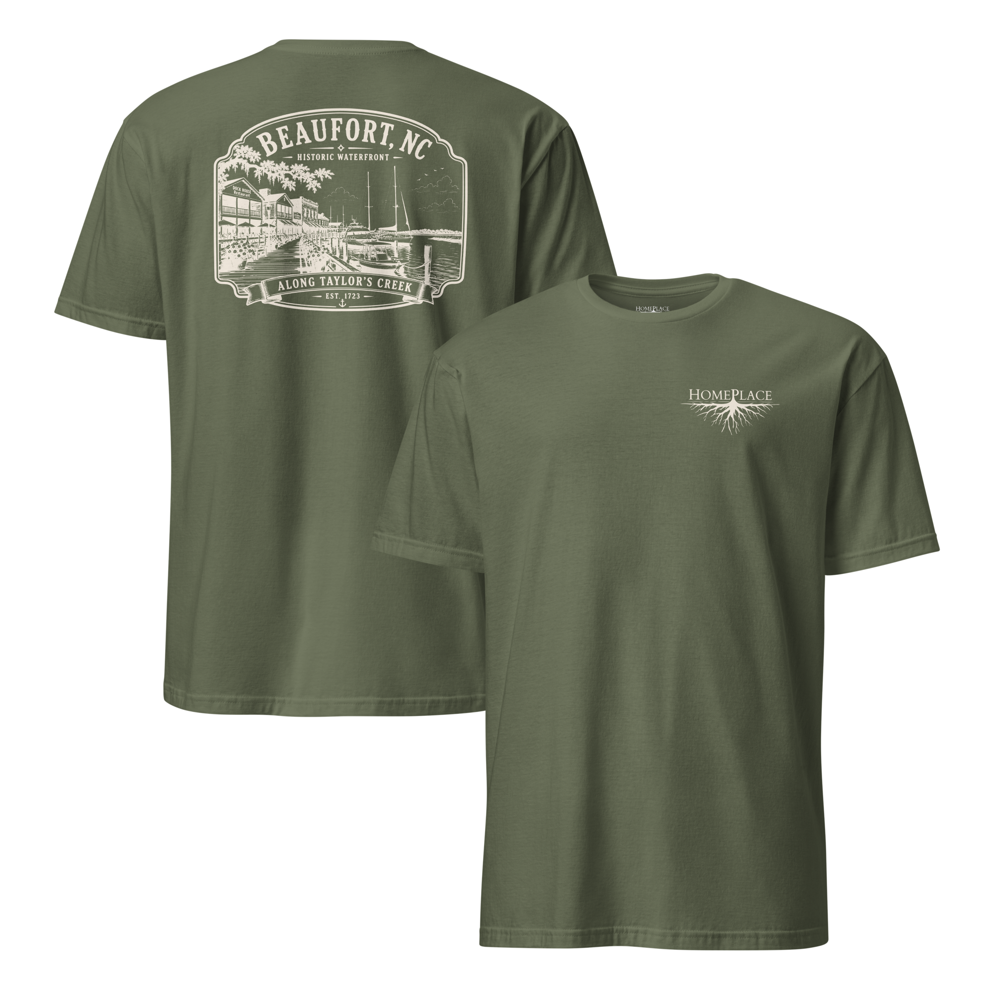 Beaufort, NC - Along Taylors Creek - Unisex T-Shirt