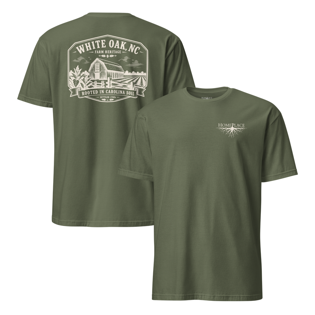 White Oak, NC - Farm Heritage - Unisex T-Shirt