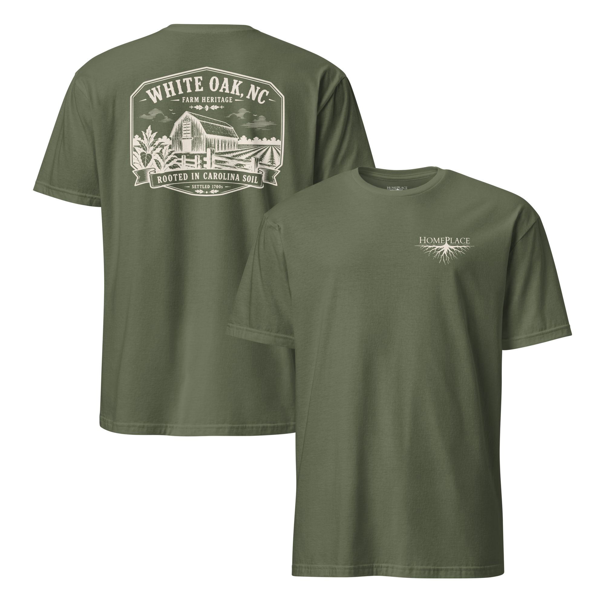 White Oak, NC - Farm Heritage - Unisex T-Shirt