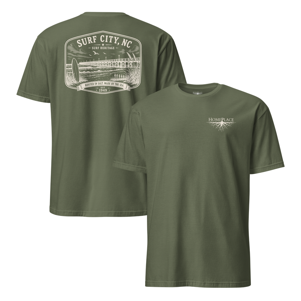 Surf City, NC - Surf Heritage - Short-Sleeve Unisex T-Shirt