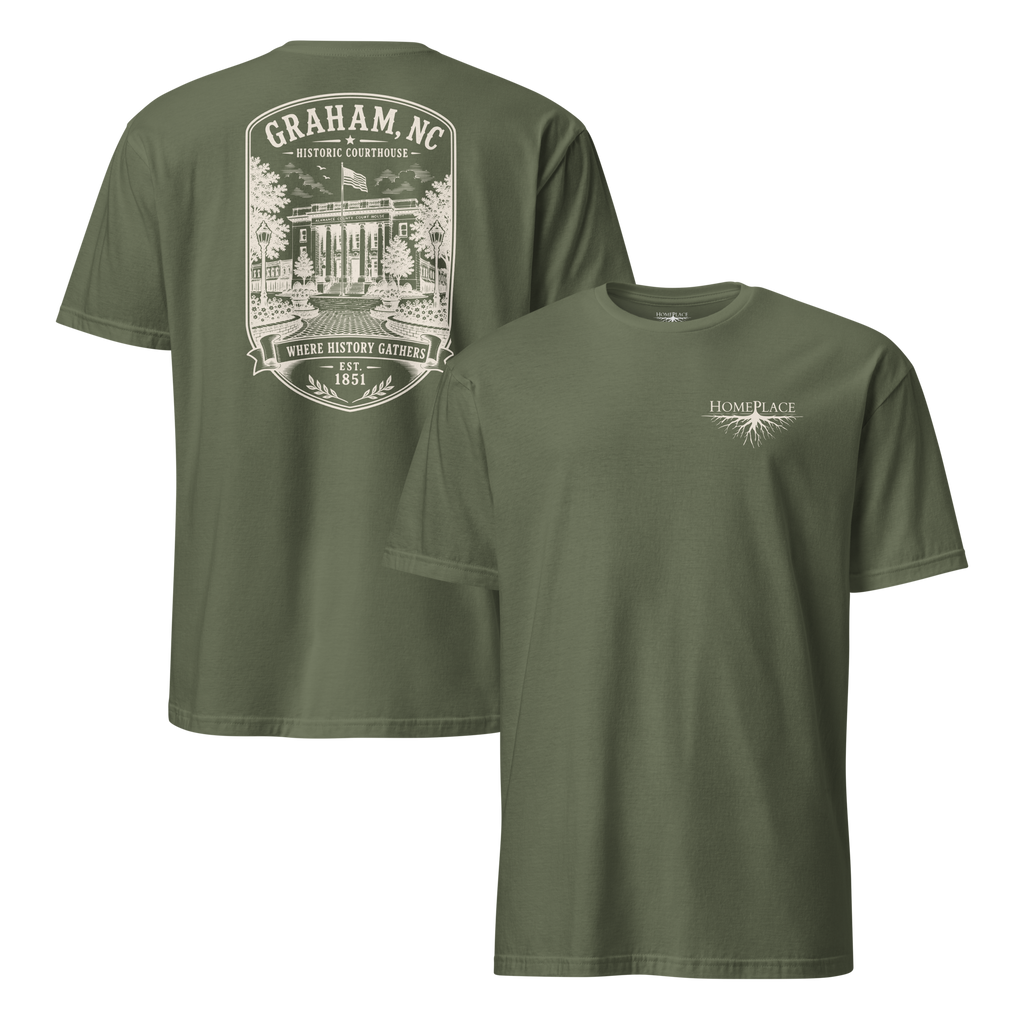 Graham, NC - Historic Courthouse - Short-Sleeve Unisex