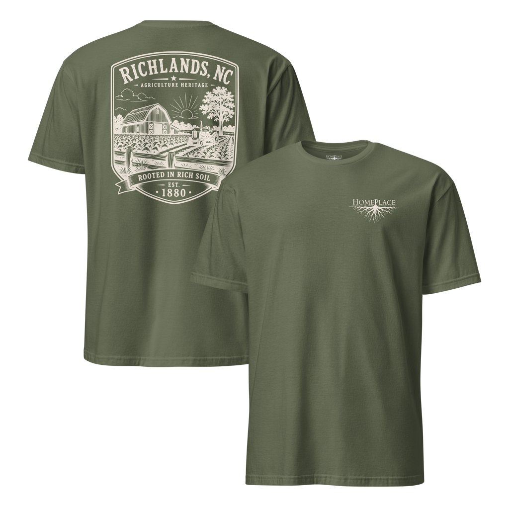 Richlands, NC - Rooted In Rich Soil - Short-Sleeve Unisex