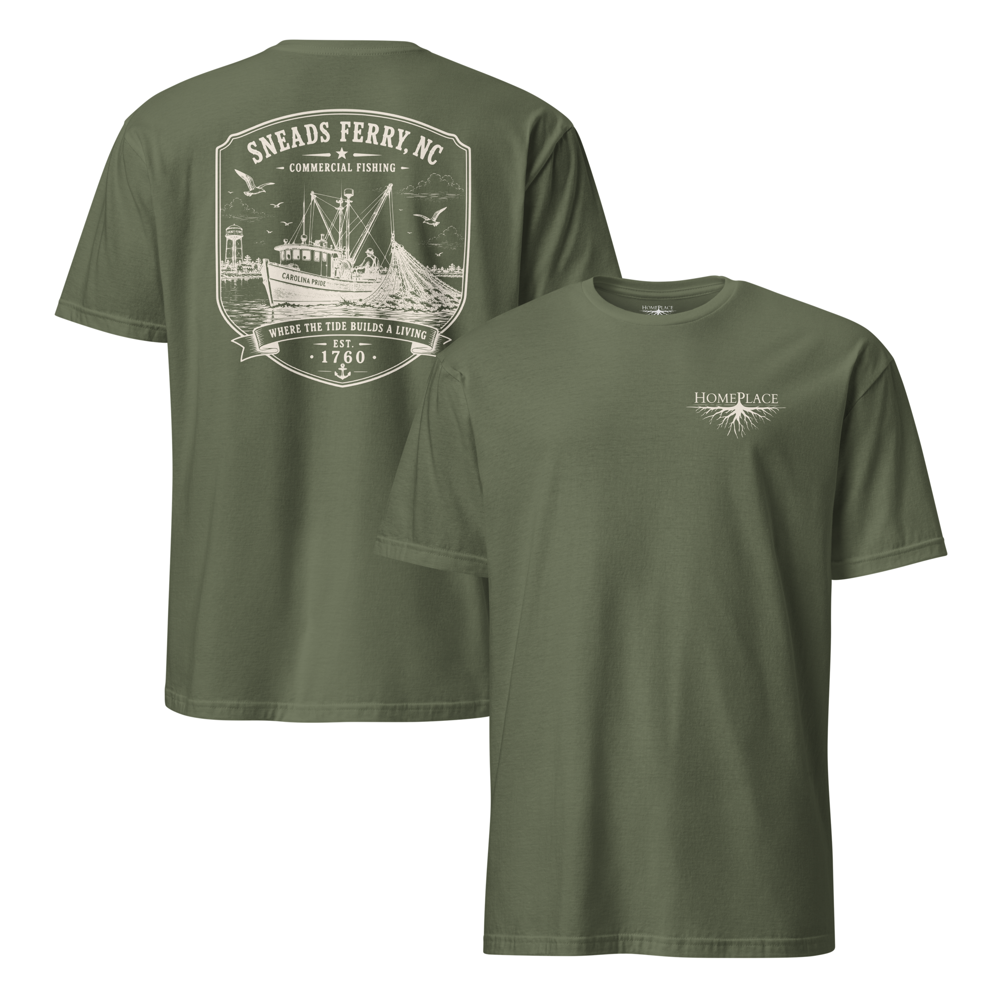 Sneads Ferry, NC - Carolina Pride - Short-Sleeve Unisex