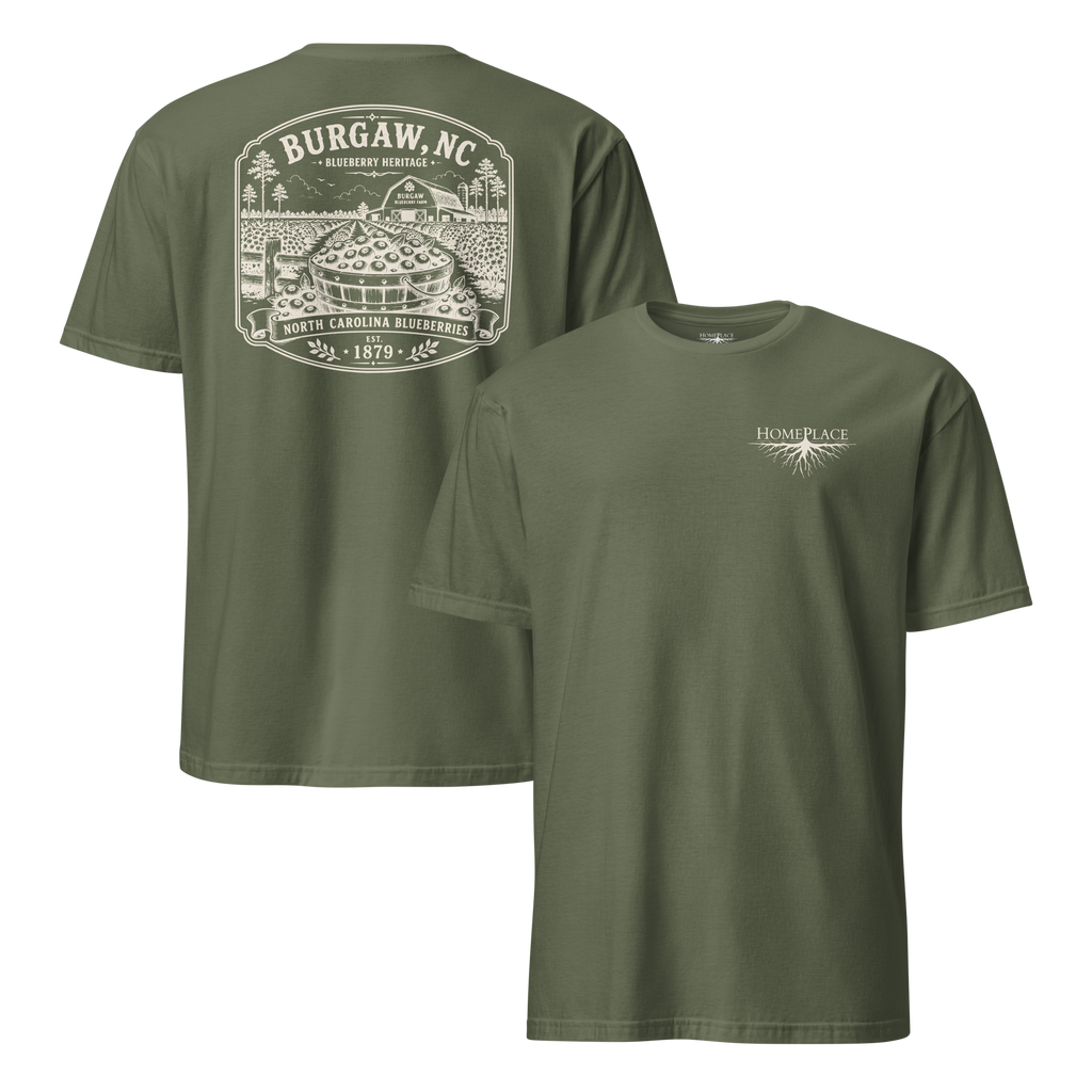 Burgaw, NC - Blueberry Heritage - Short-Sleeve Unisex