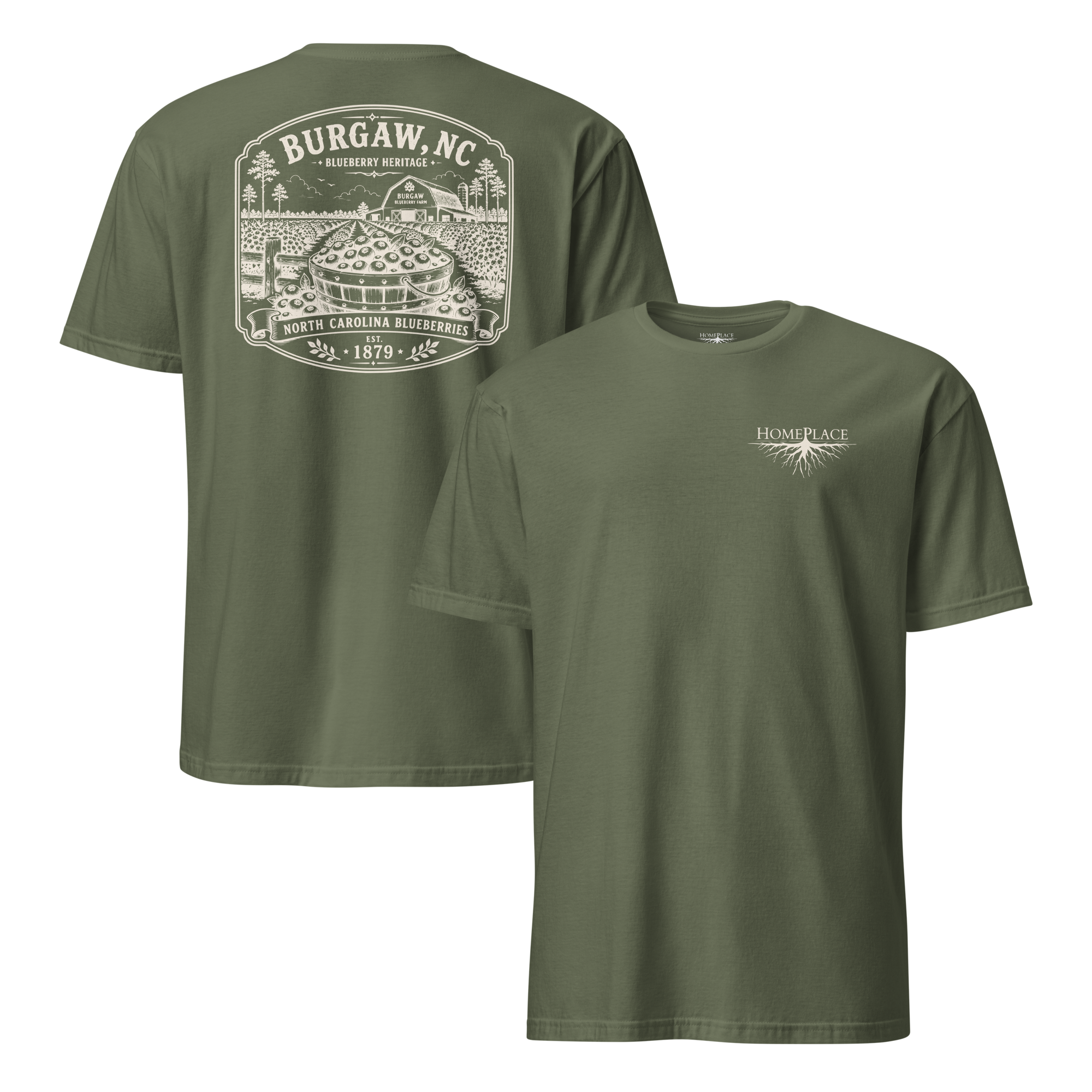 Burgaw, NC - Blueberry Heritage - Short-Sleeve Unisex