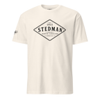 Stedman, NC - Diamond Front Black Ink Short-Sleeve Unisex T-Shirt