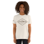 Stedman, NC - Diamond Front Brown Ink Short-Sleeve Unisex T-Shirt