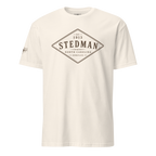 Stedman, NC - Diamond Front Brown Ink Short-Sleeve Unisex T-Shirt