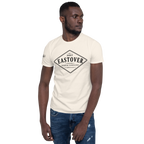 Eastover, NC - Diamond Front Black Ink Short-Sleeve Unisex T-Shirt