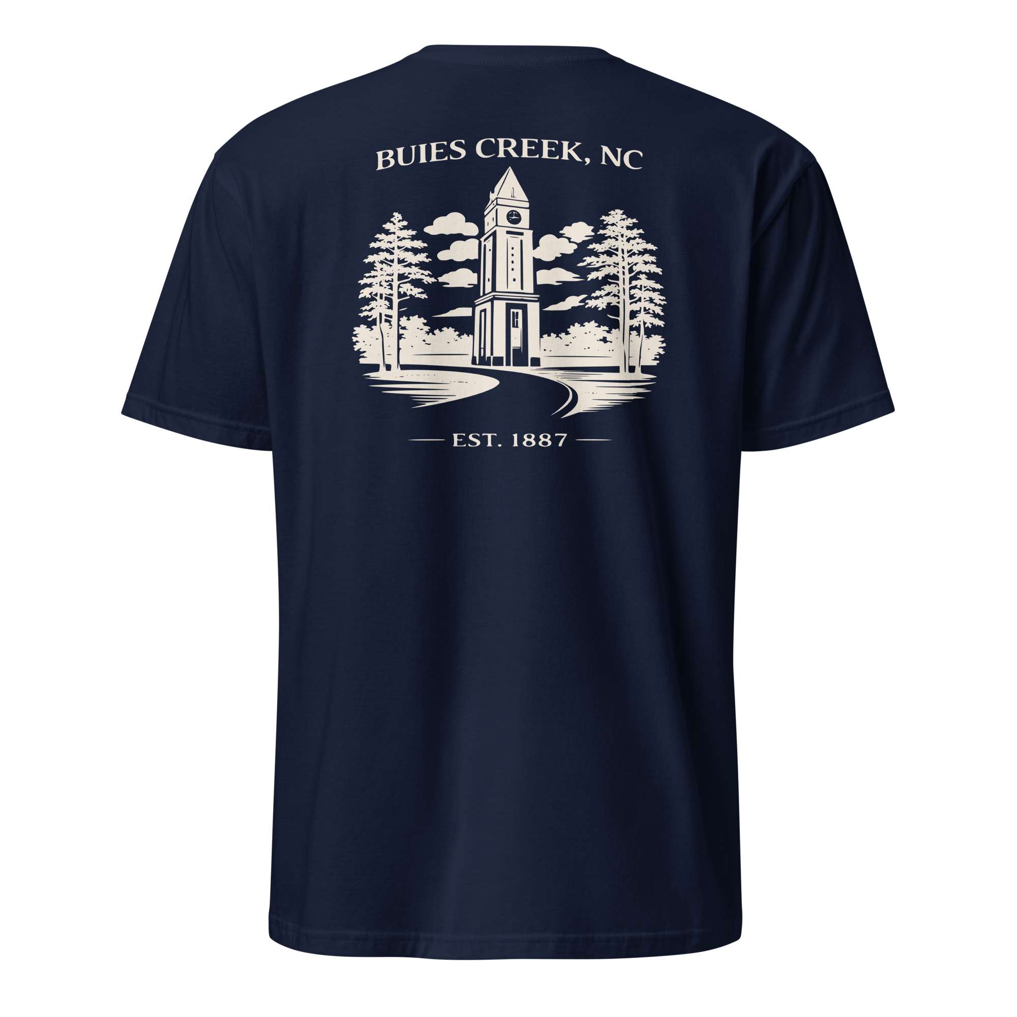 Buies Creek, NC - Campus Tower - Unisex T-Shirt