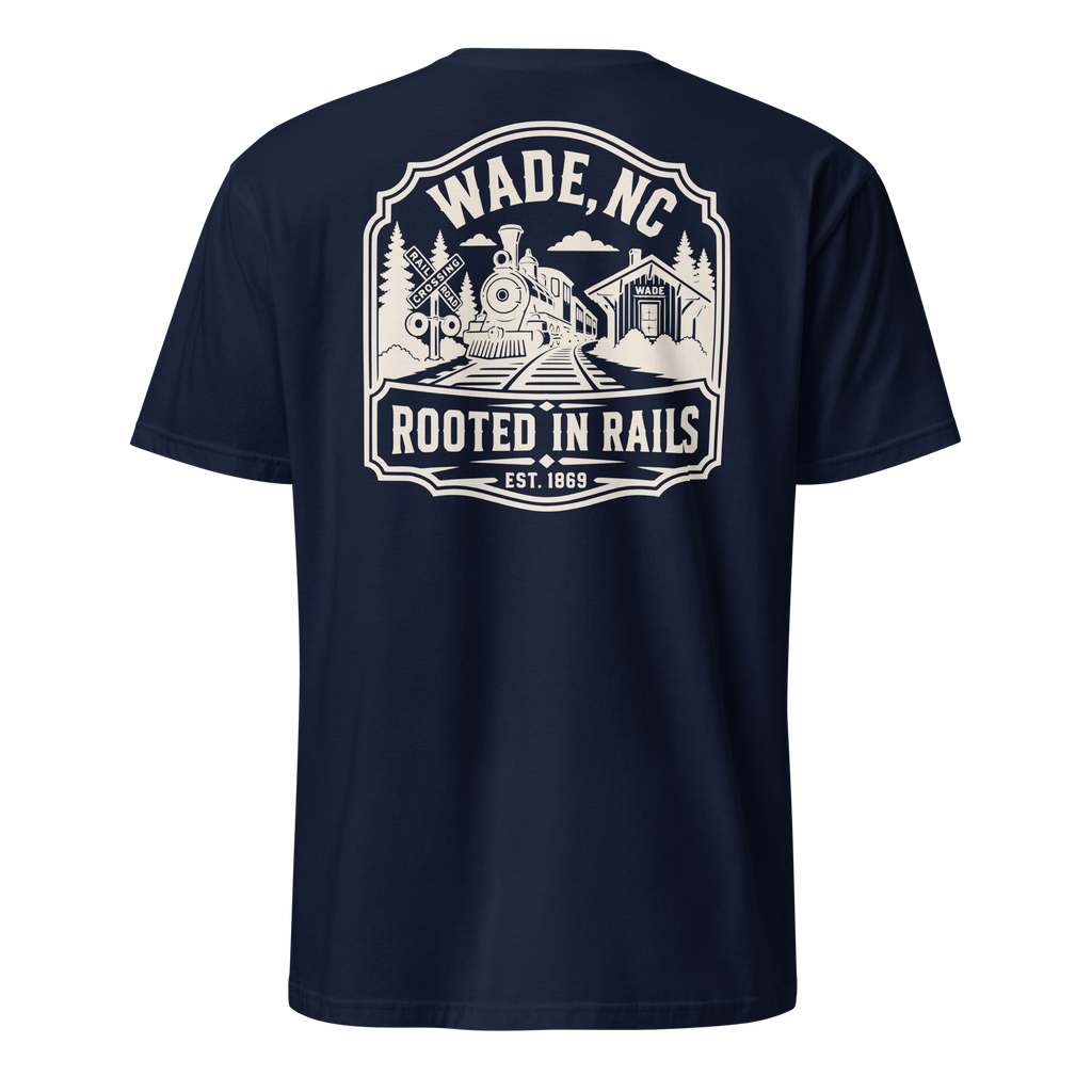 Wade, NC - Railroad Town - Unisex T-Shirt