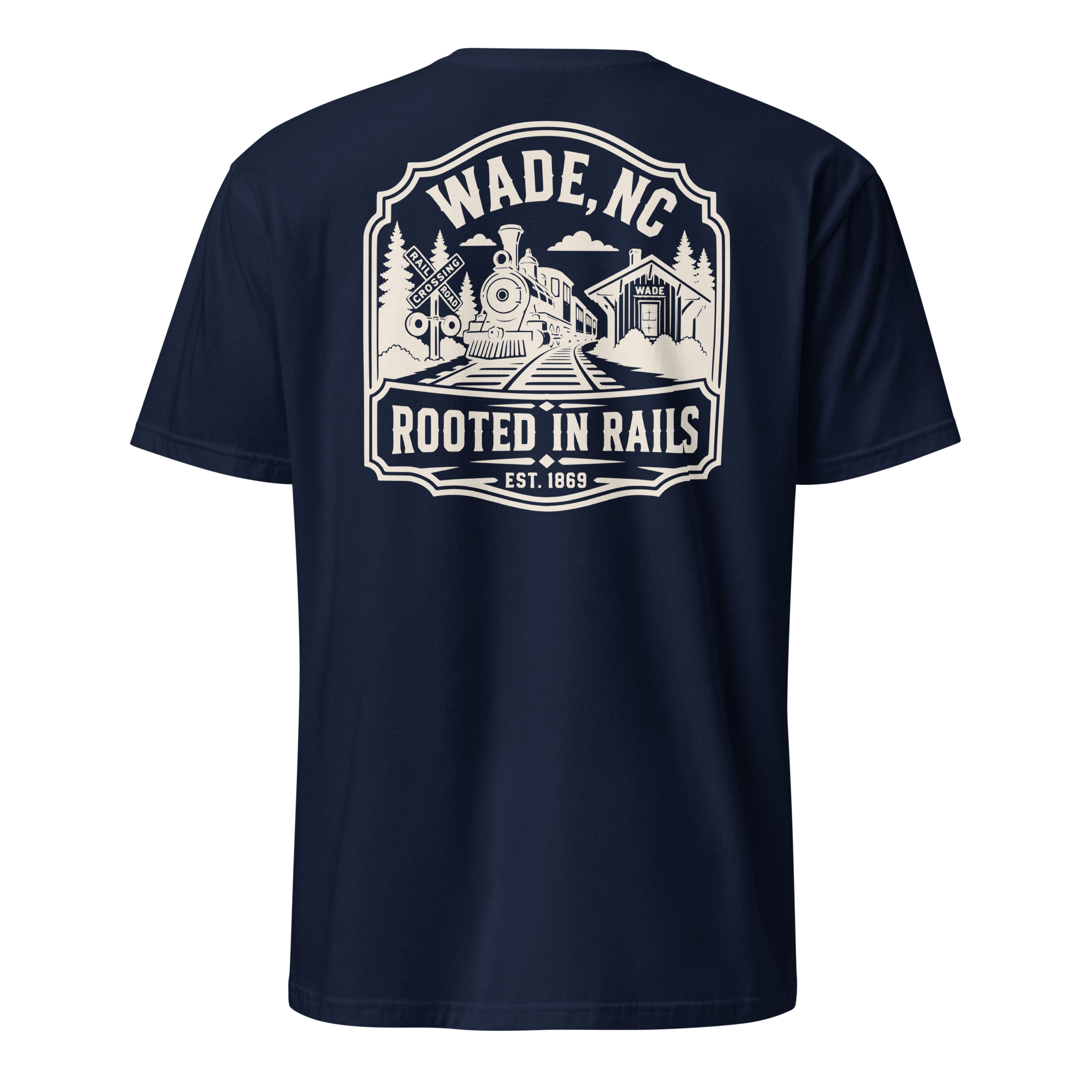 Wade, NC - Railroad Town - Unisex T-Shirt