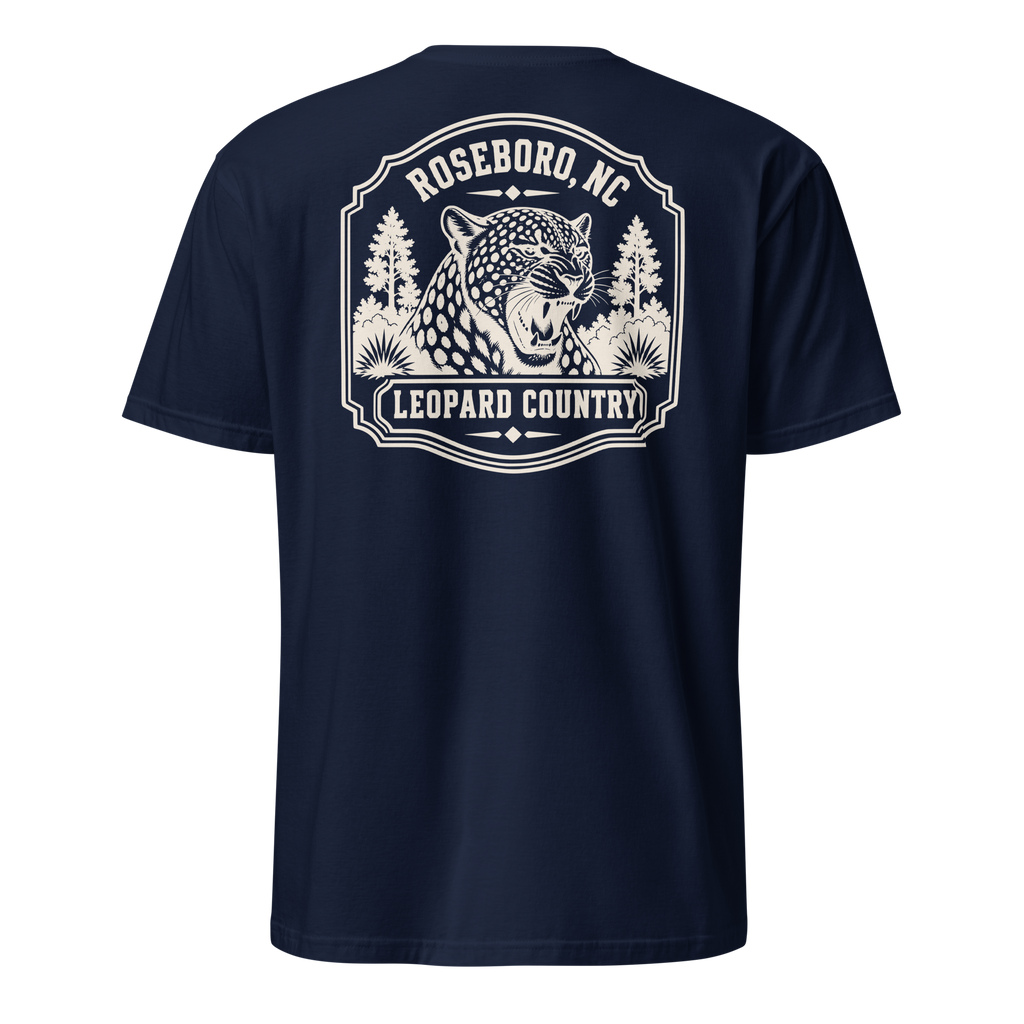 Roseboro, NC - Leopard Country - Unisex T-Shirt