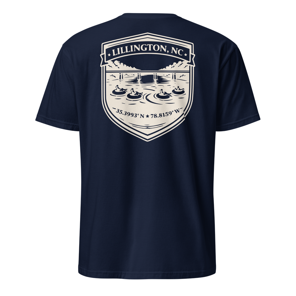 Lillington, NC - River Tubing - Unisex T-Shirt