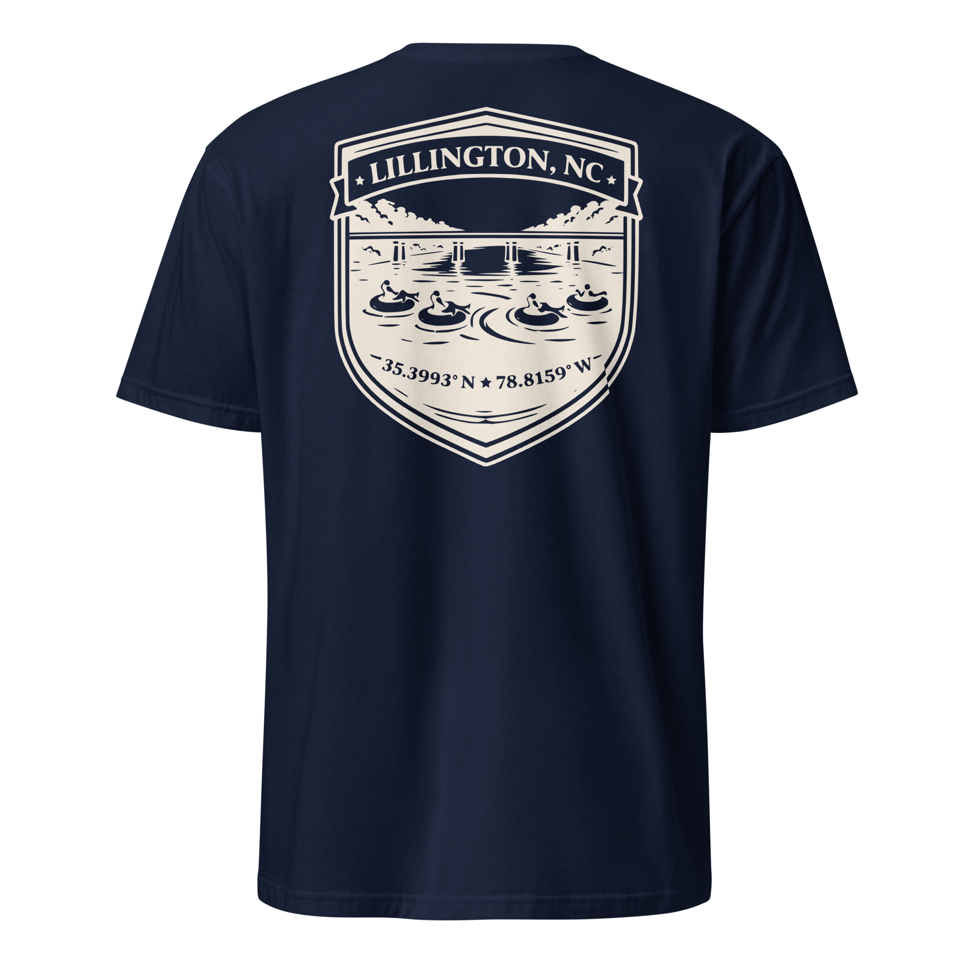 Lillington, NC - River Tubing - Unisex T-Shirt