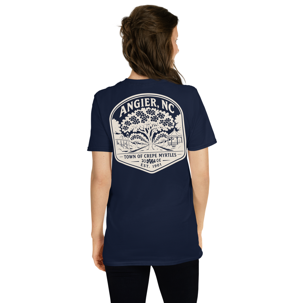 Angier, NC - Town of Crepe Myrtles - Unisex T-Shirt