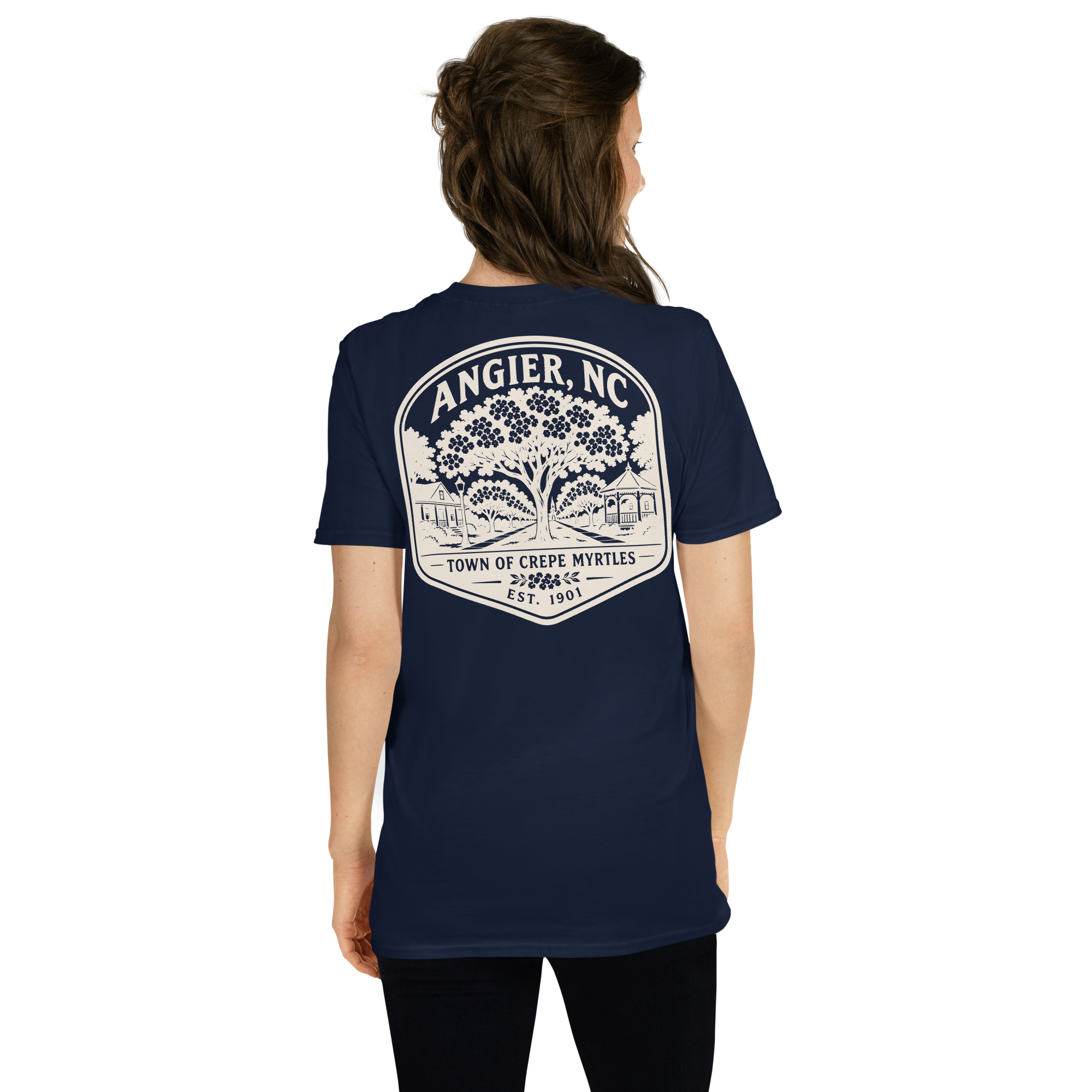 Angier, NC - Town of Crepe Myrtles - Unisex T-Shirt