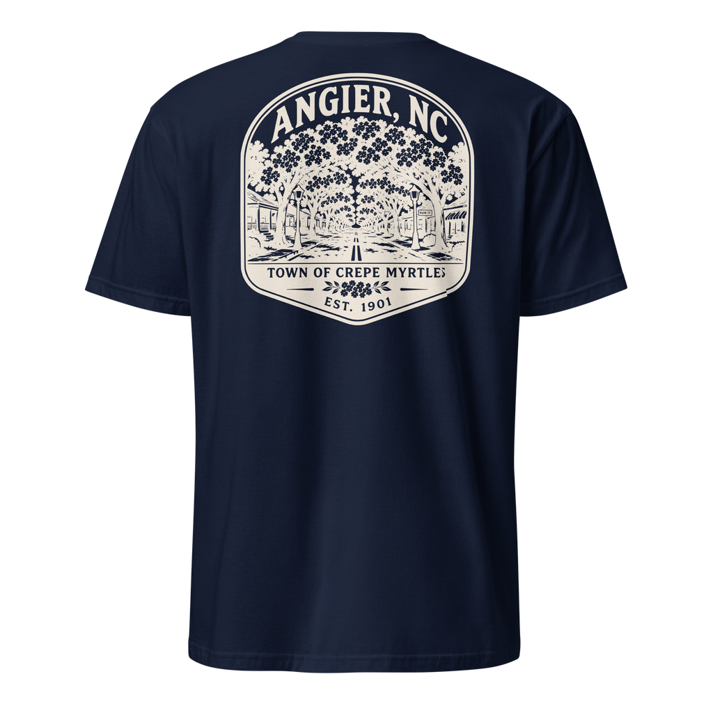 Angier, NC - Street of Crepe Myrtles - Unisex T-Shirt