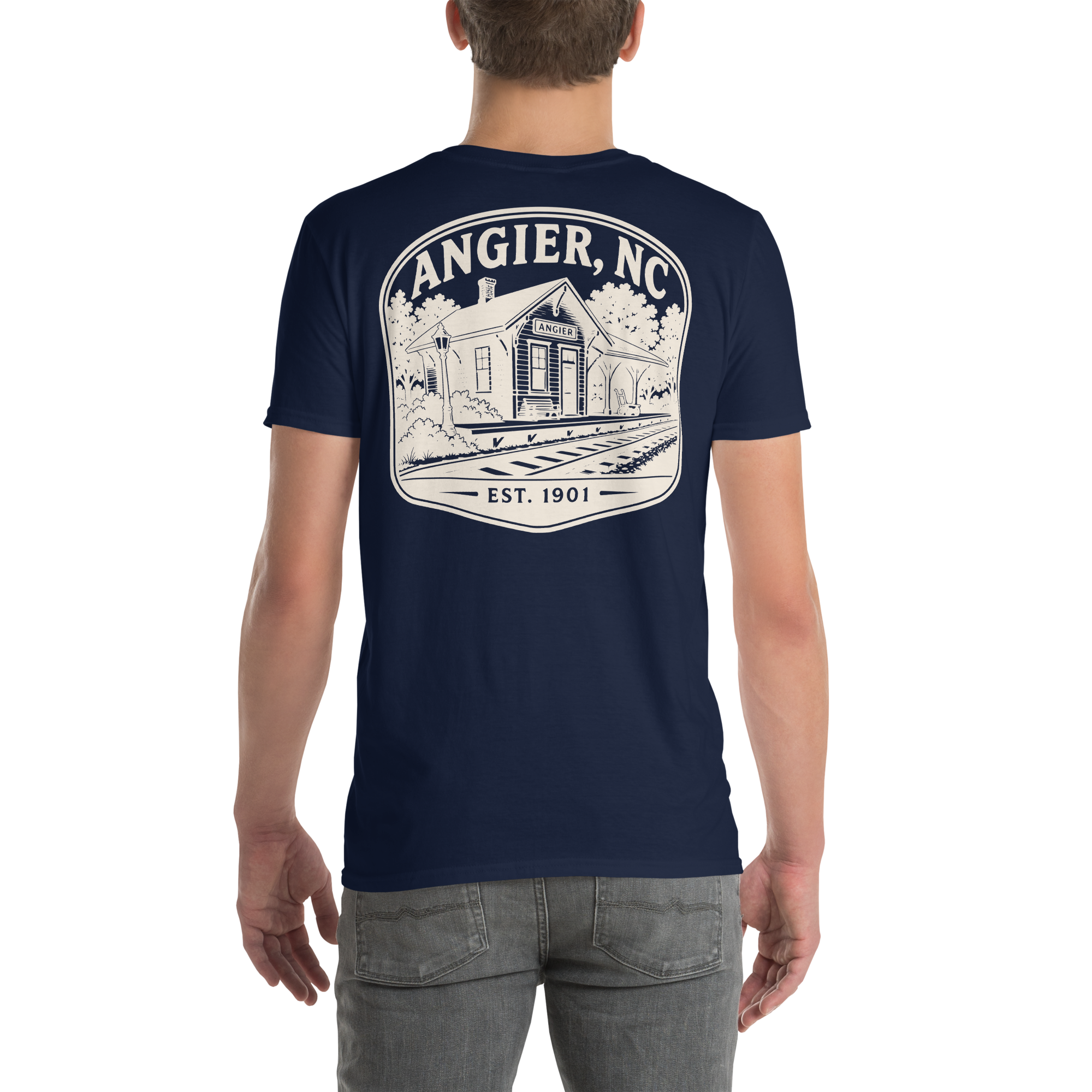 Angier, NC - Railroad Town - Unisex T-Shirt
