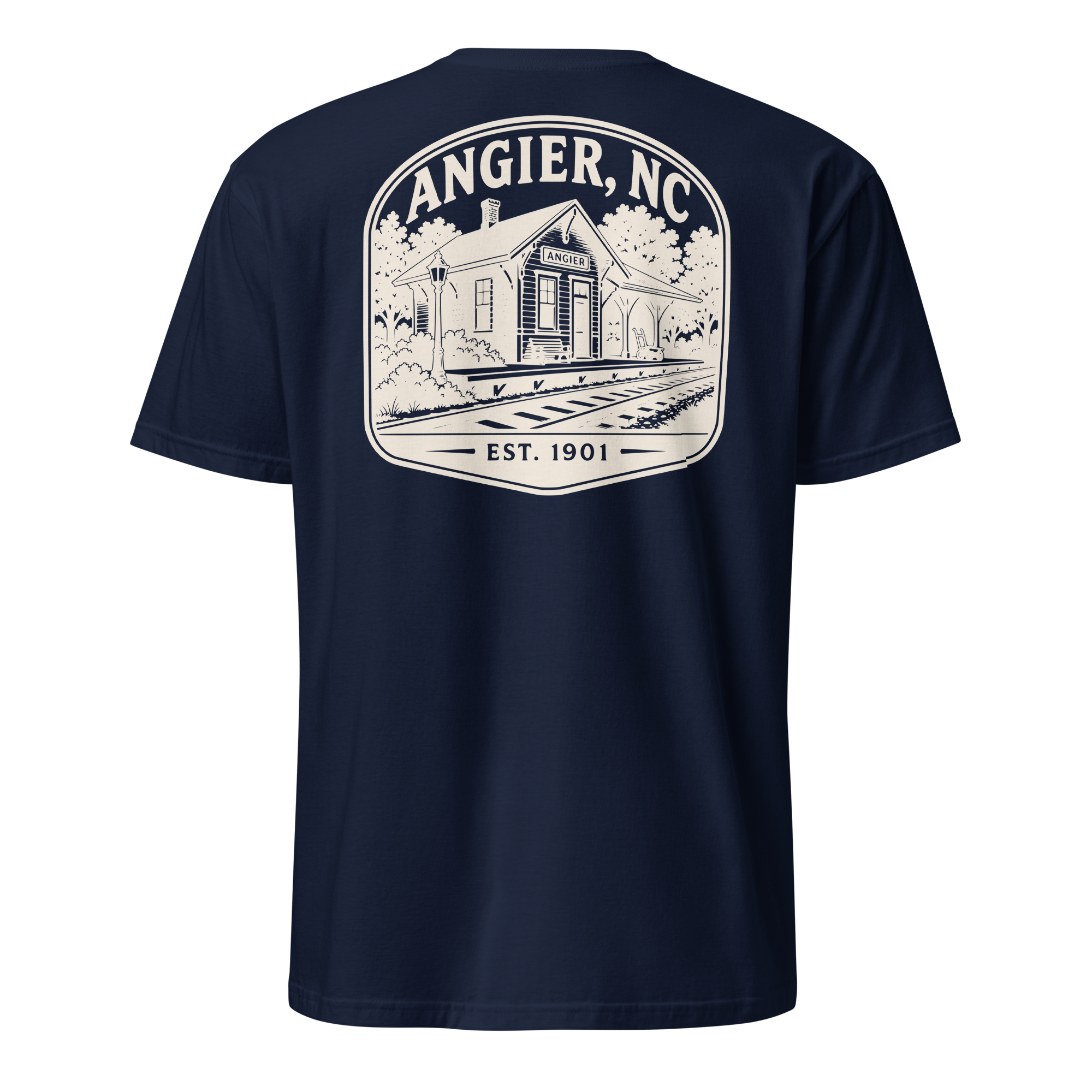 Angier, NC - Railroad Town - Unisex T-Shirt