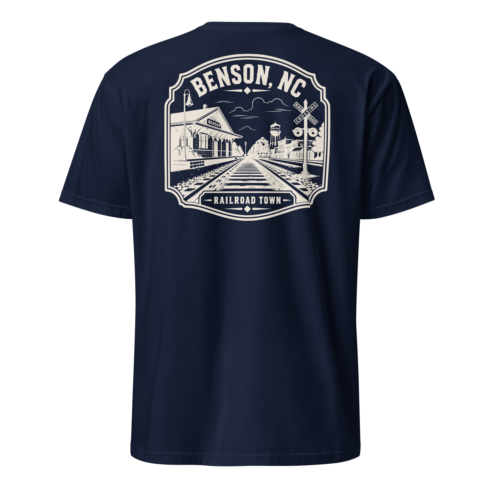 Benson, NC - Railroad Town - Unisex T-Shirt