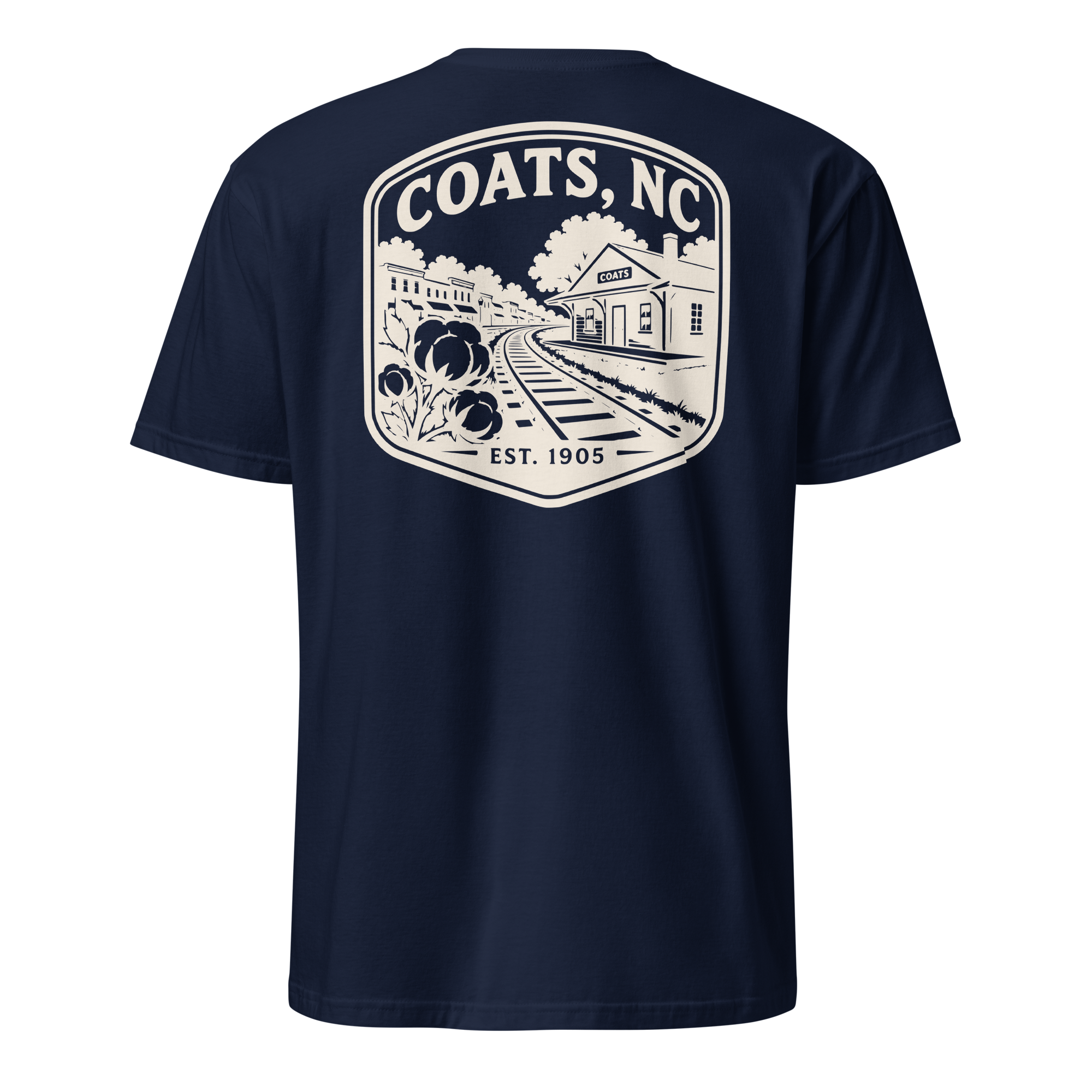 Coats, NC - RR/Cotton Town - Unisex T-Shirt