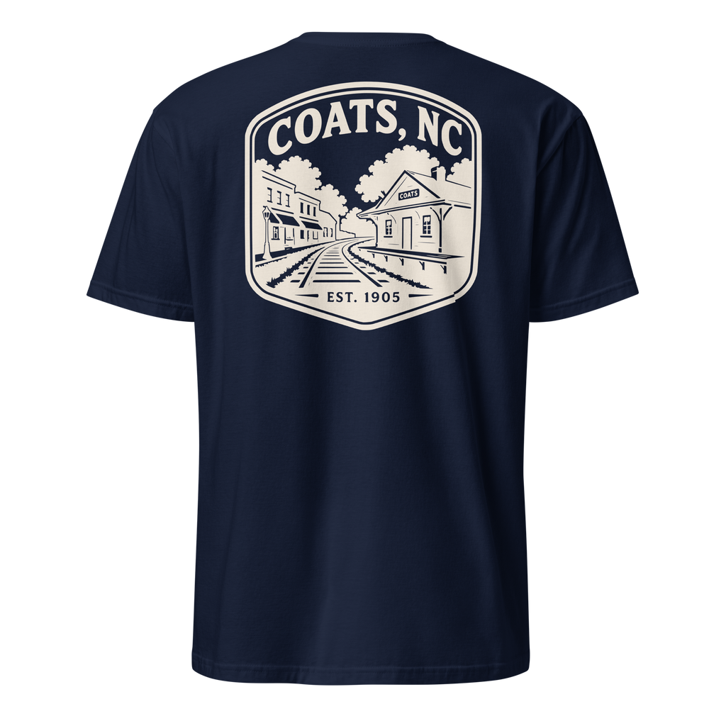 Coats, NC - Railroad Town - Unisex T-Shirt