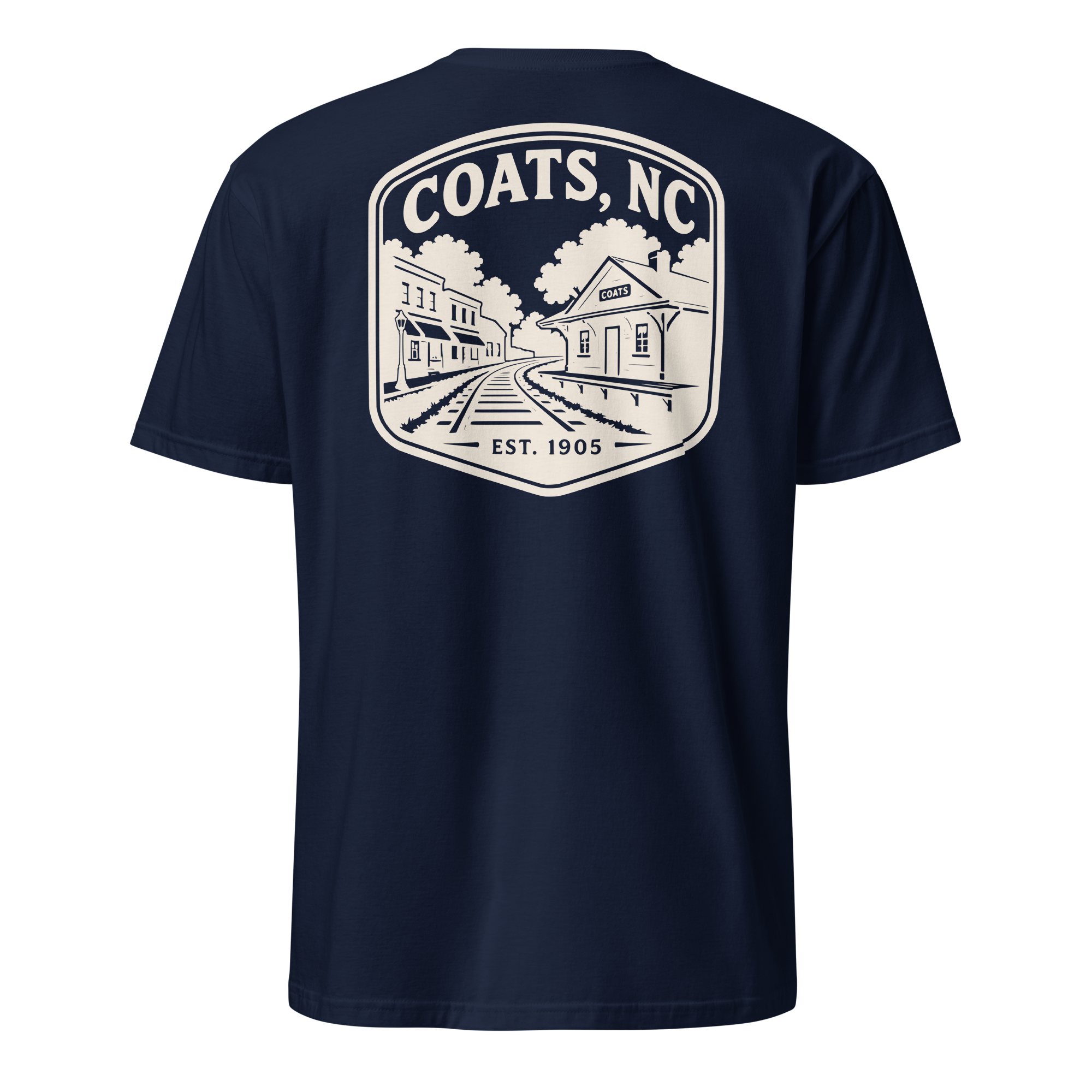 Coats, NC - Railroad Town - Unisex T-Shirt