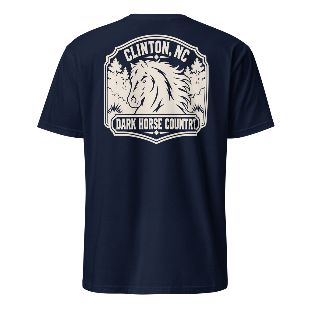 Clinton, NC - Dark Horse Country - Unisex T-Shirt
