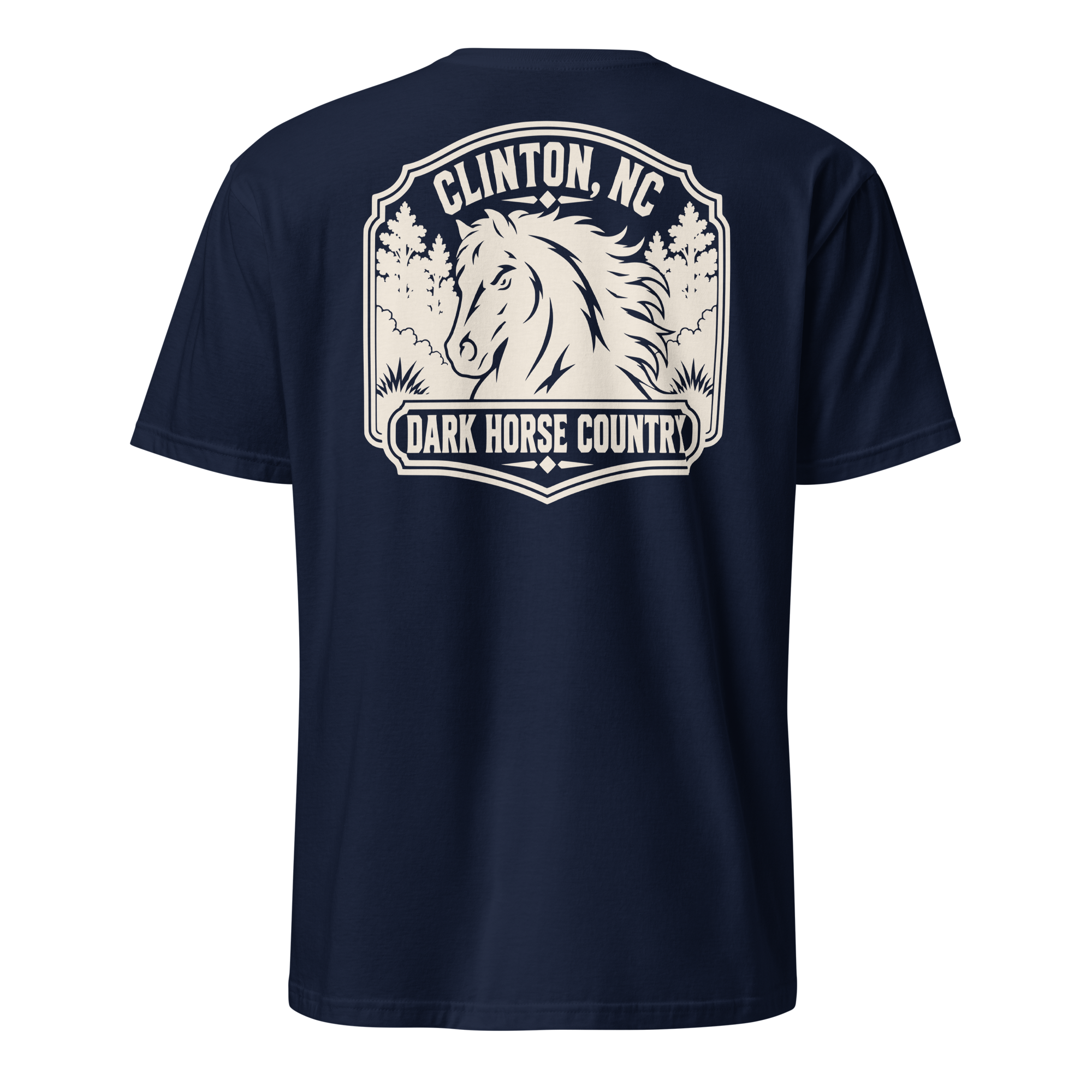 Clinton, NC - Dark Horse Country - Unisex T-Shirt