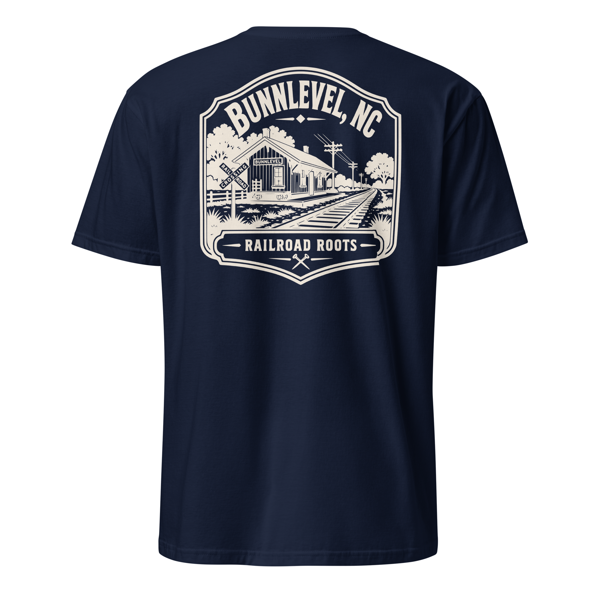 Bunnlevel, NC - Railroad Town - Unisex T-Shirt