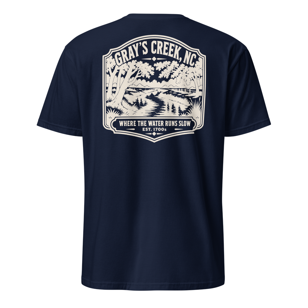 Gray's Creek, NC - The Creek - Unisex T-Shirt