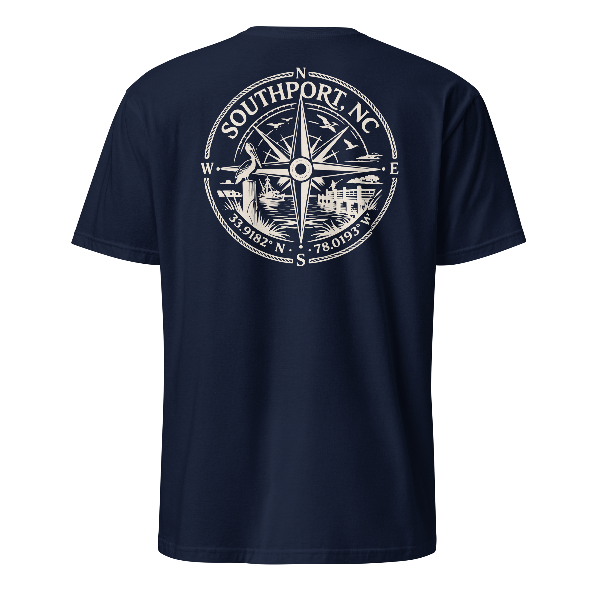 Southport, NC - Compass - Unisex T-Shirt