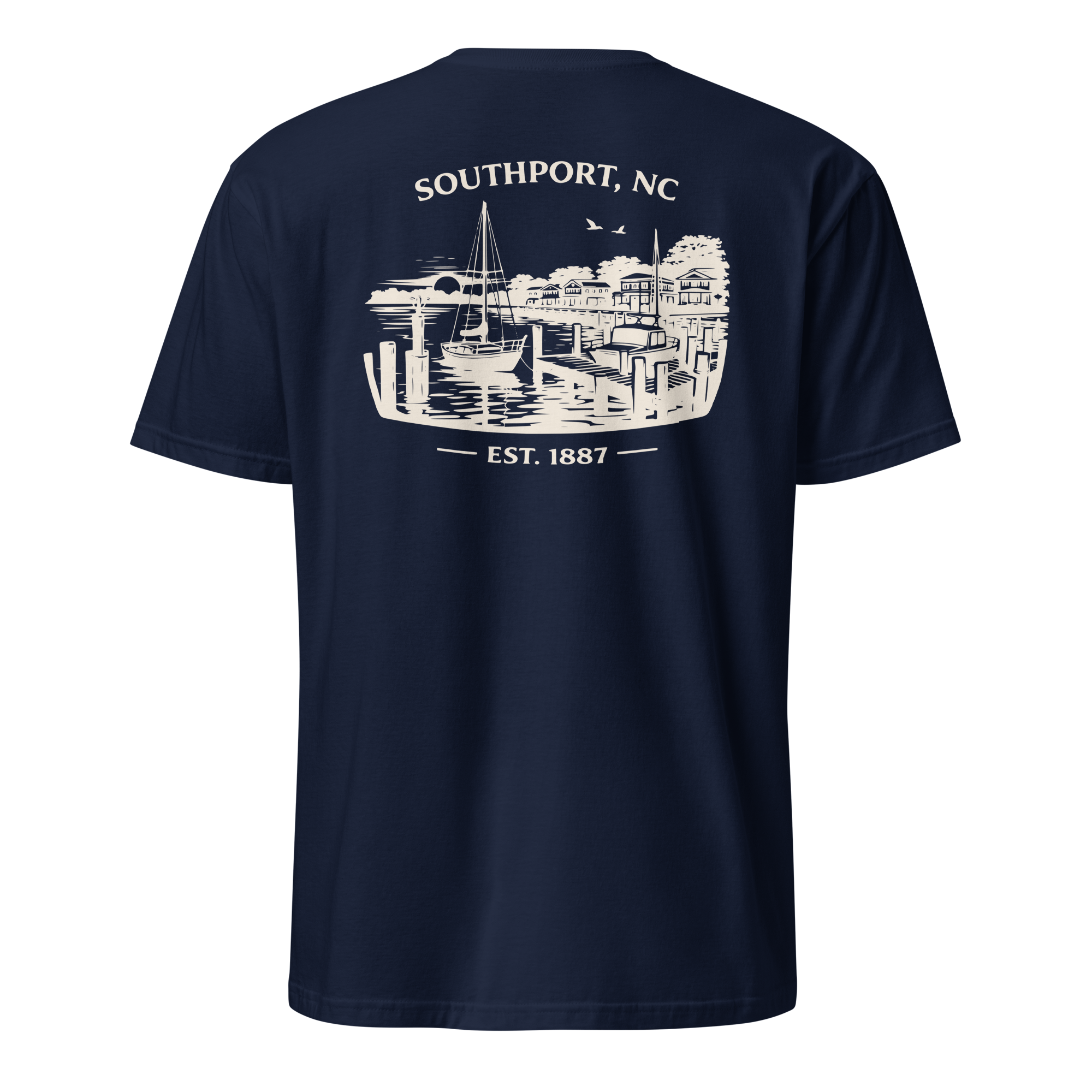 Southport, NC - Waterfront - Unisex T-Shirt