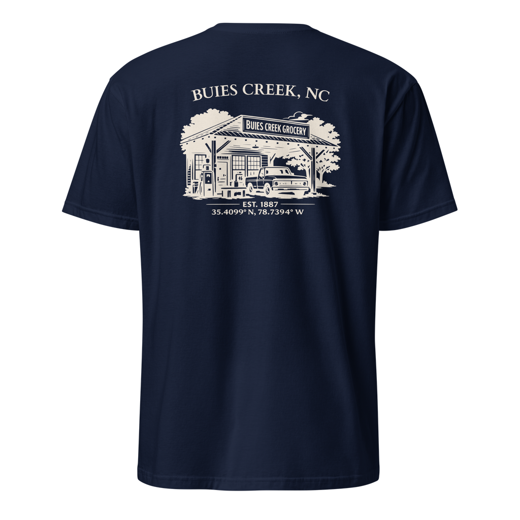Buies Creek, NC - Buies Creek Grocery - Short-Sleeve Unisex T-Shirt
