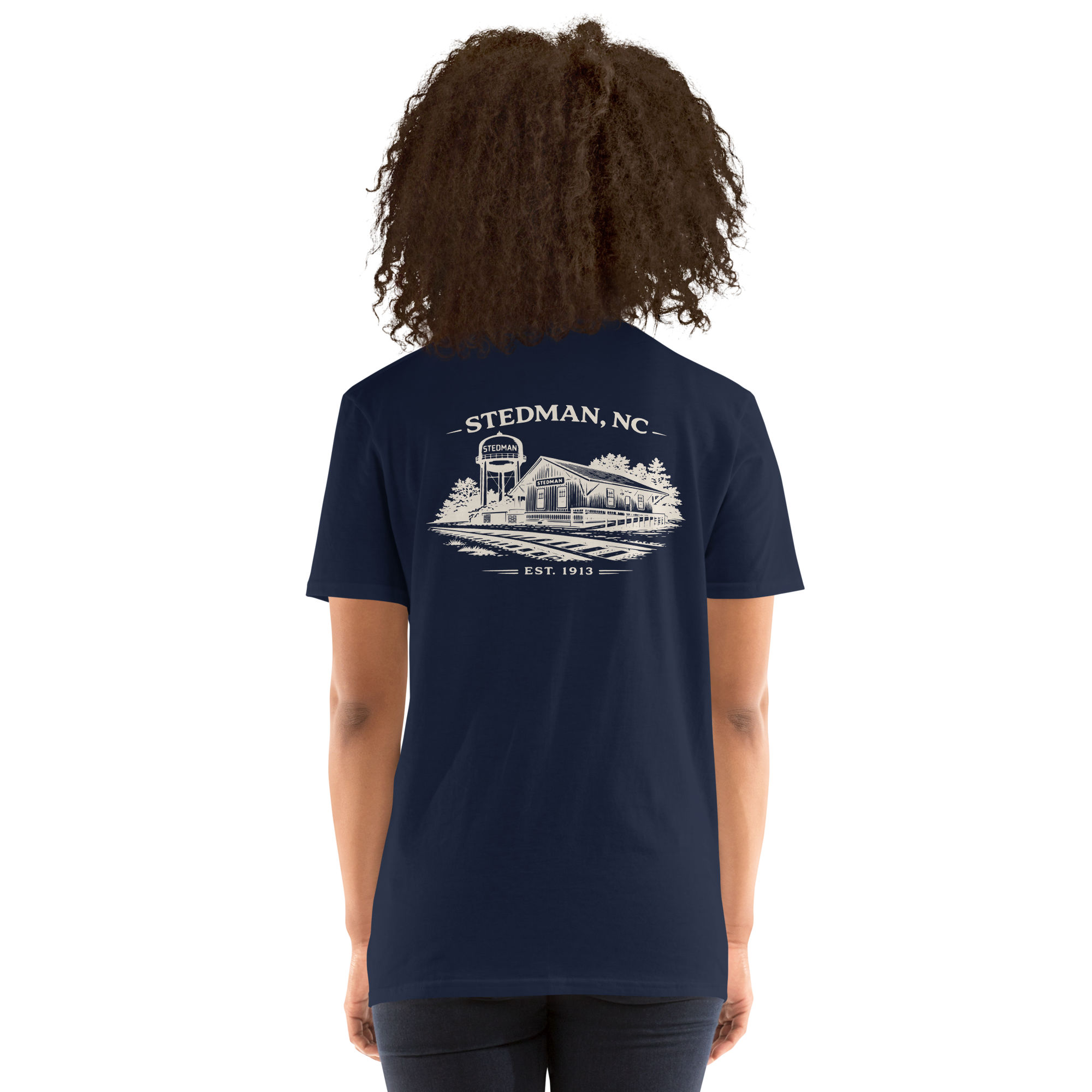 Stedman, NC - Train Depot - Unisex T-Shirt