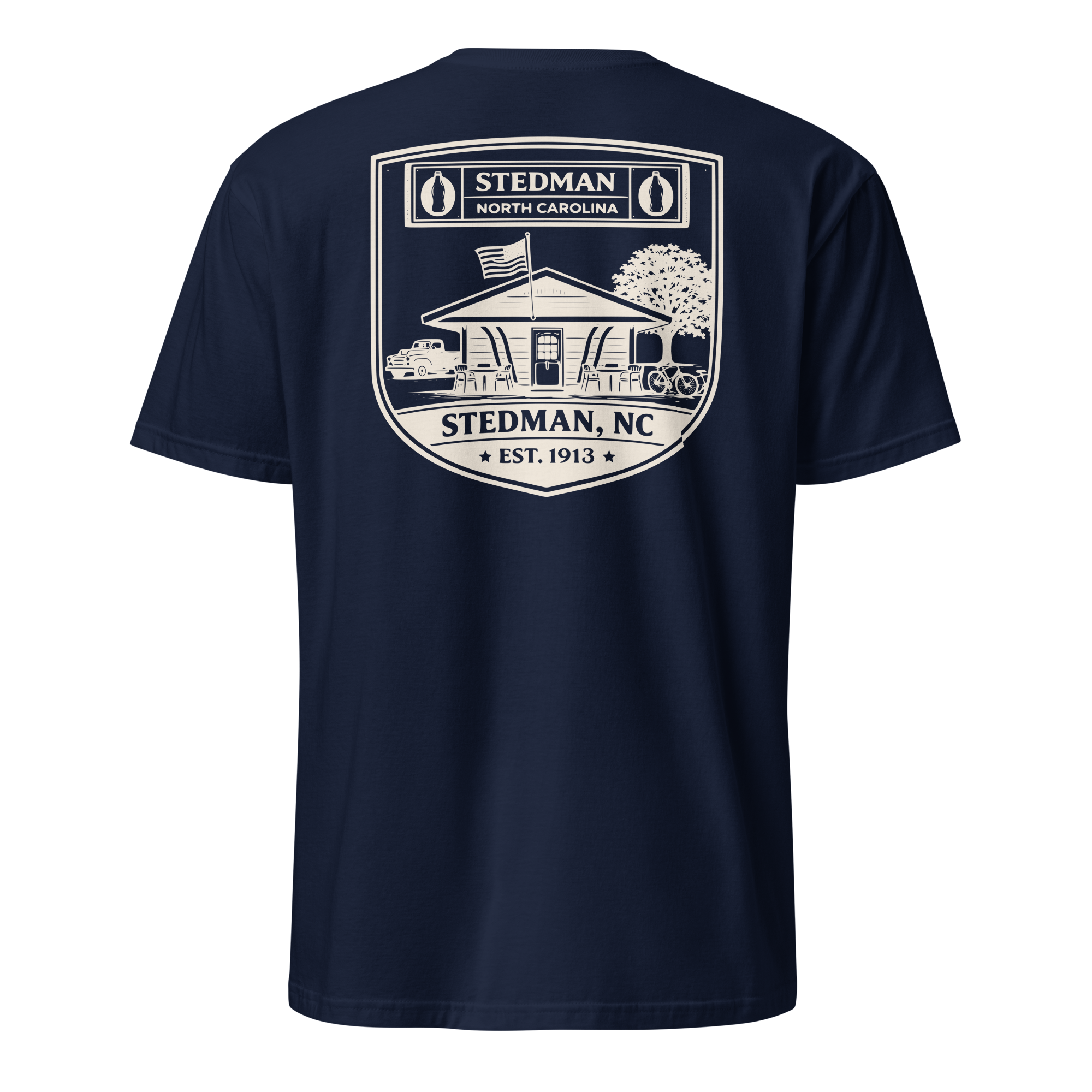 Stedman, NC - Soda Shop Badge - Unisex T-Shirt
