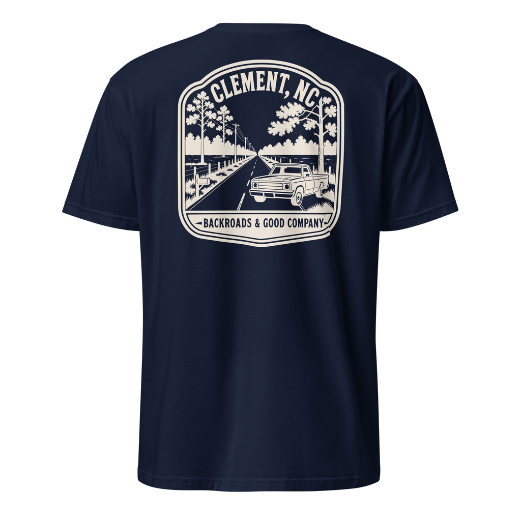 Clement, NC - Country Roads - Unisex T-Shirt