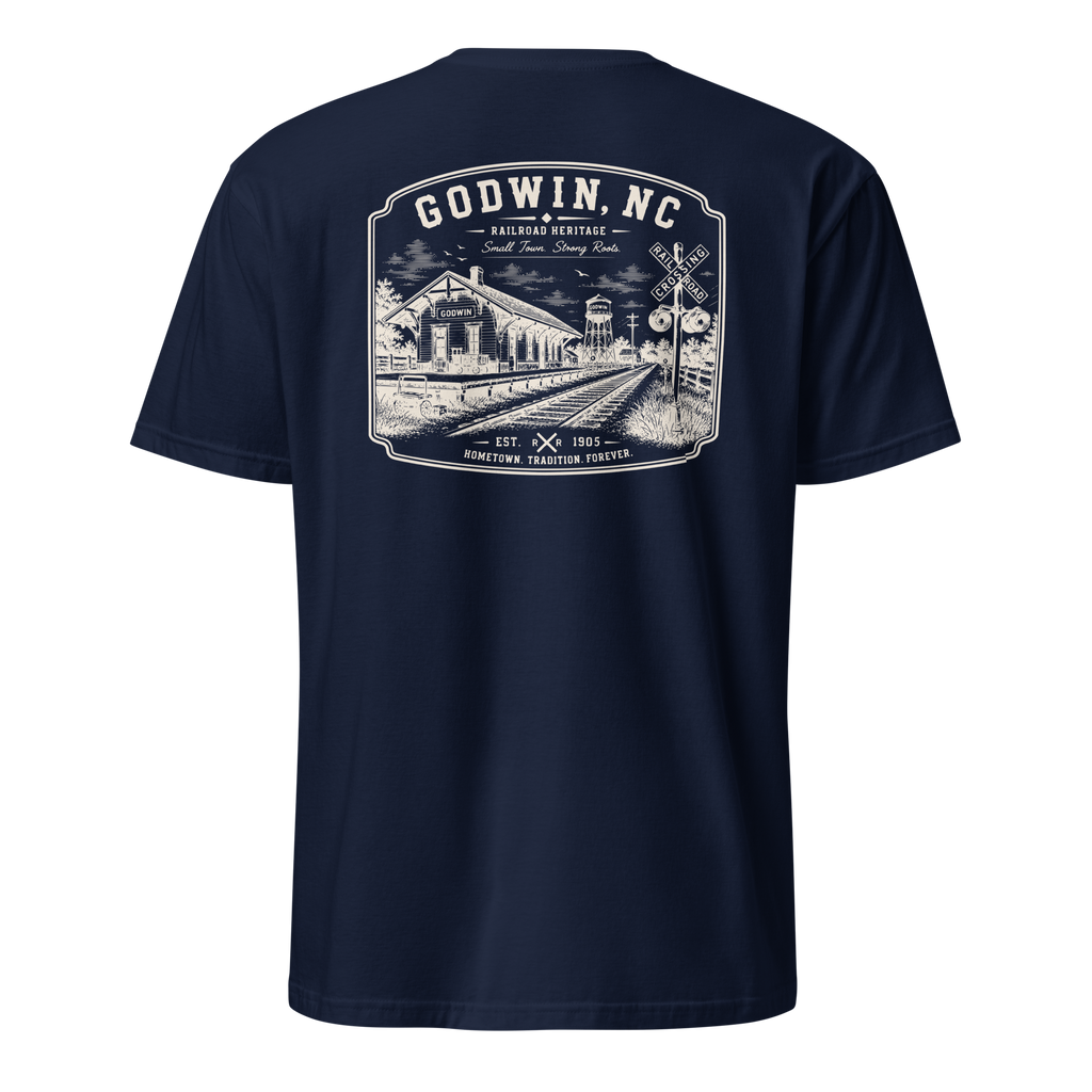 Godwin, NC - Railroad Town - Unisex T-Shirt