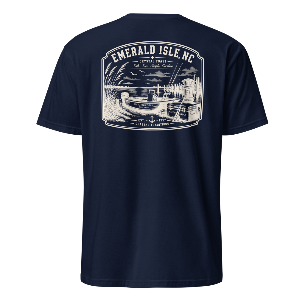Emerald Isle, NC - Salt. Sun. Simple. - Unisex T-Shirt